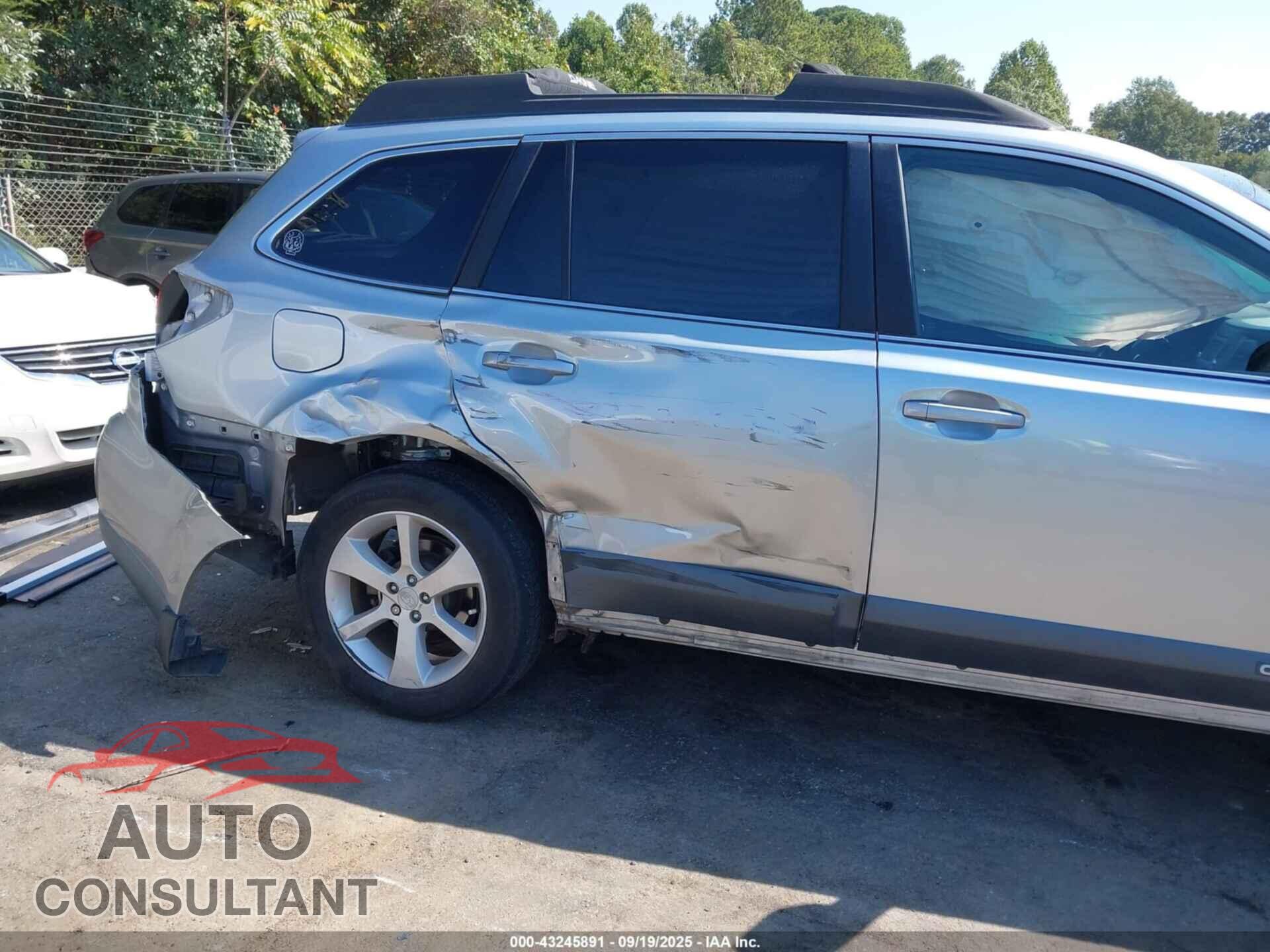 SUBARU OUTBACK 2014 - 4S4BRCCC9E3212497