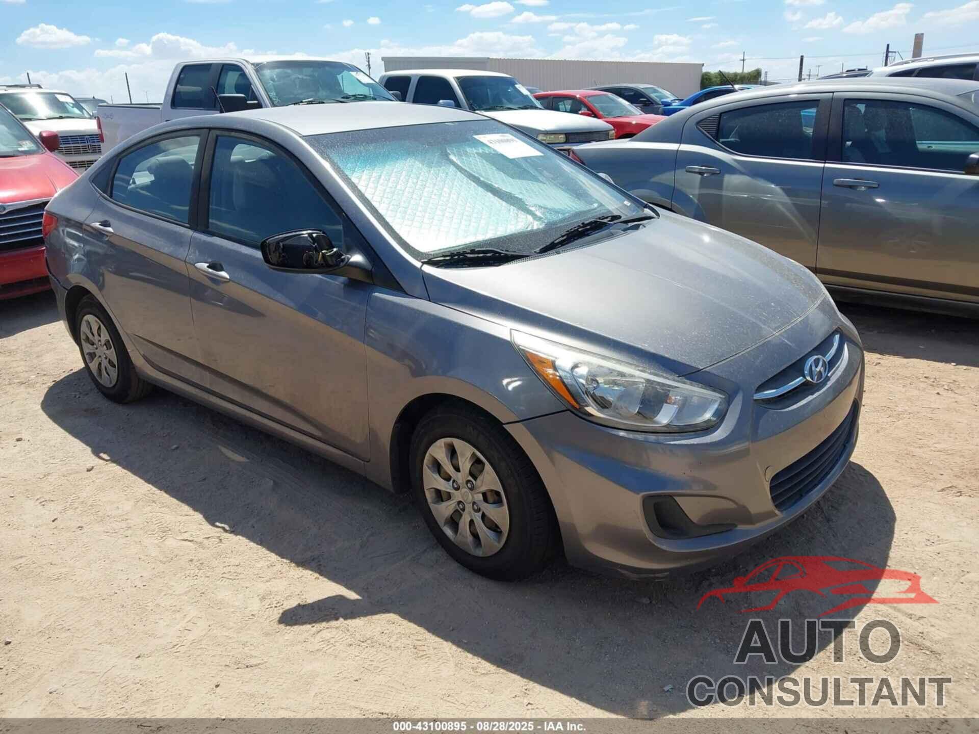 HYUNDAI ACCENT 2016 - KMHCT4AEXGU160164