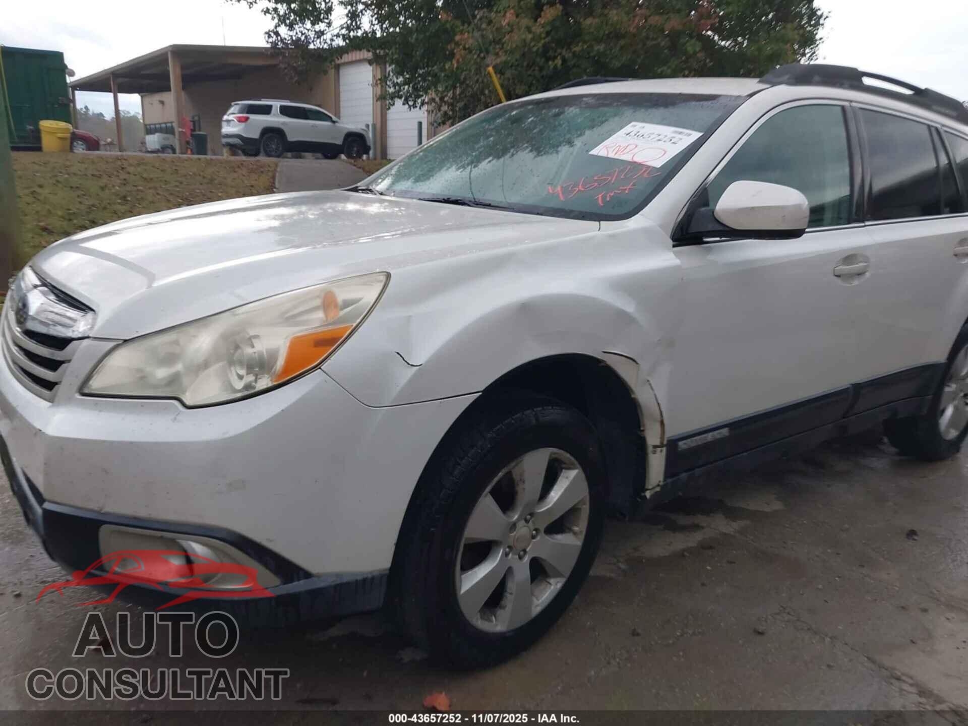 SUBARU OUTBACK 2010 - 4S4BRCCC8A3353426