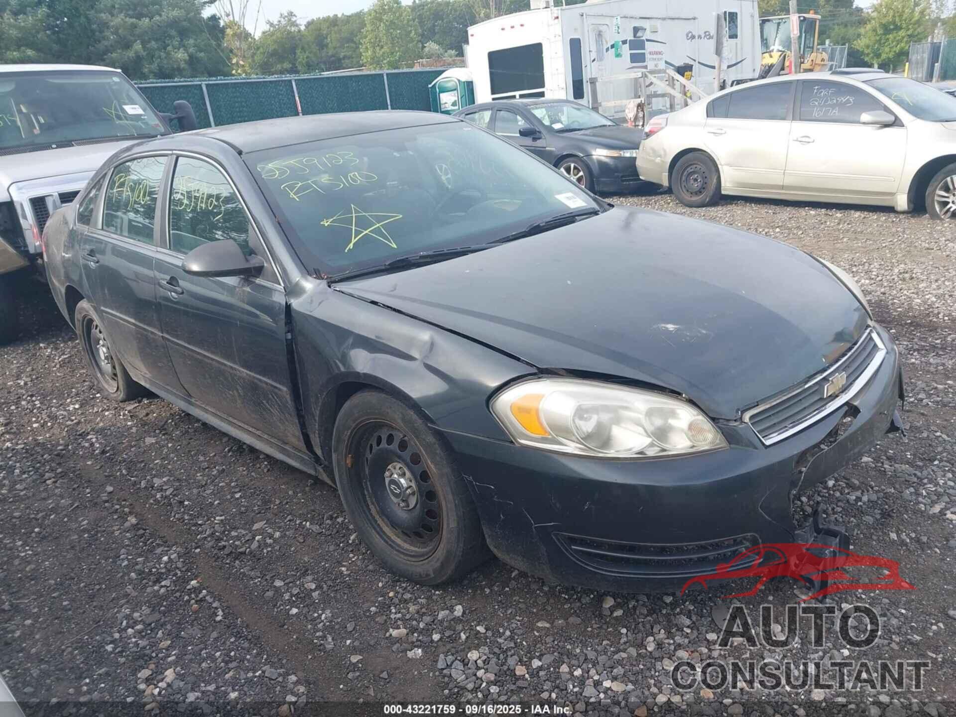 CHEVROLET IMPALA 2013 - 2G1WD5E37D1227509
