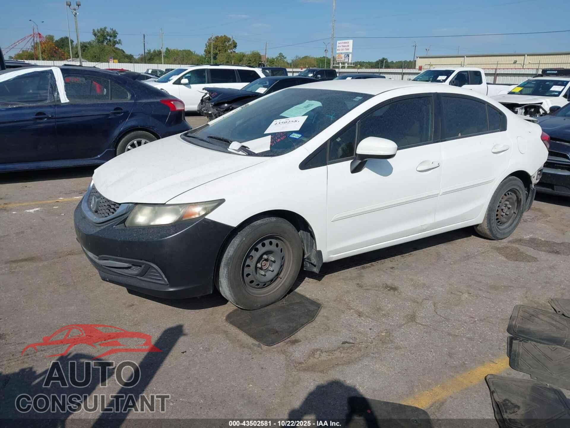 HONDA CIVIC 2014 - 19XFB2F5XEE068470