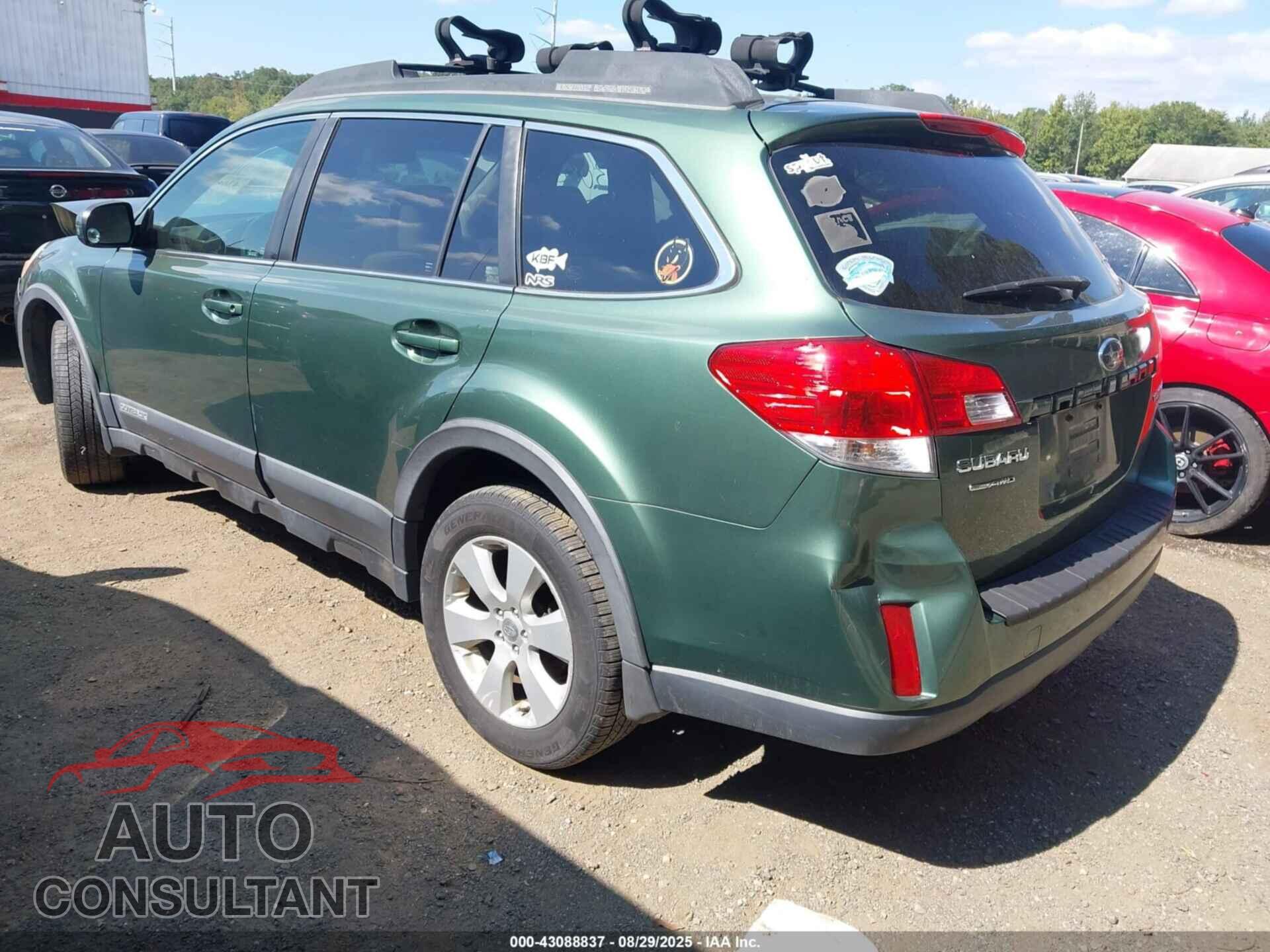 SUBARU OUTBACK 2010 - 4S4BRBCC4A3343549