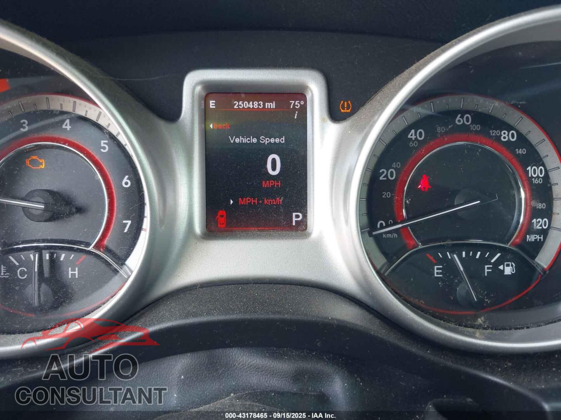 DODGE JOURNEY 2012 - 3C4PDCDG4CT231468