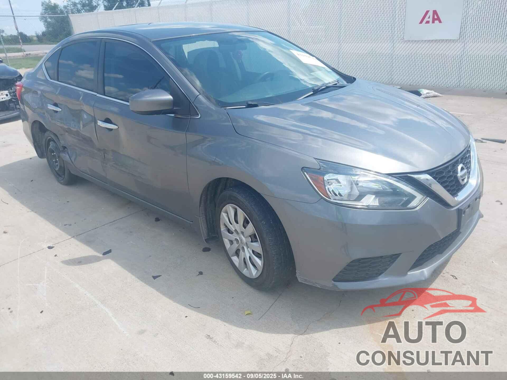 NISSAN SENTRA 2019 - 3N1AB7AP3KY379686