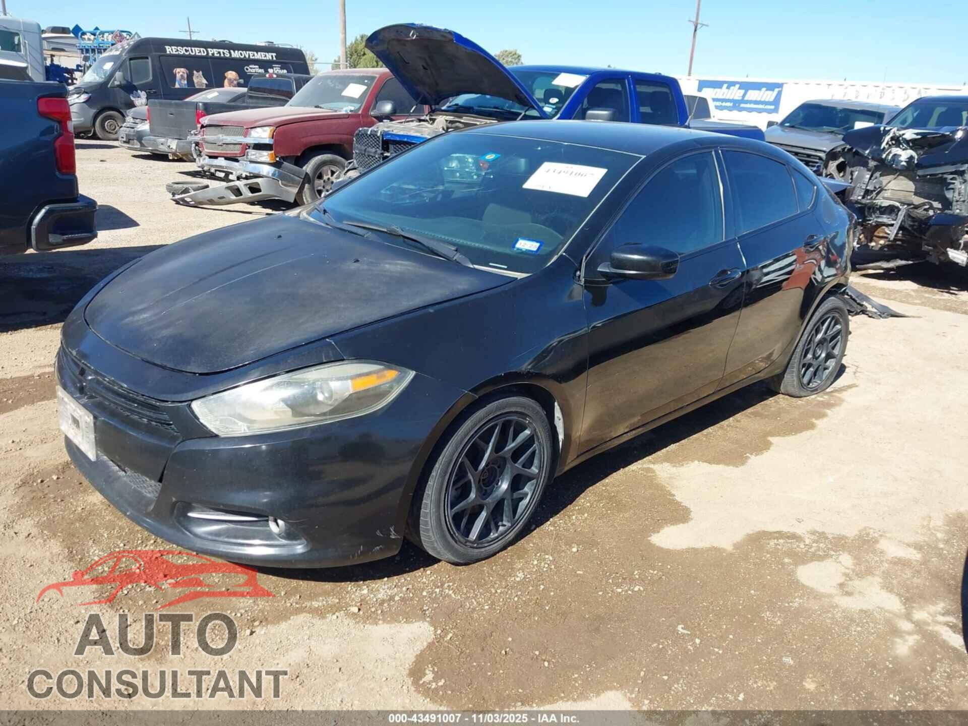 DODGE DART 2014 - 1C3CDFBB1ED672091