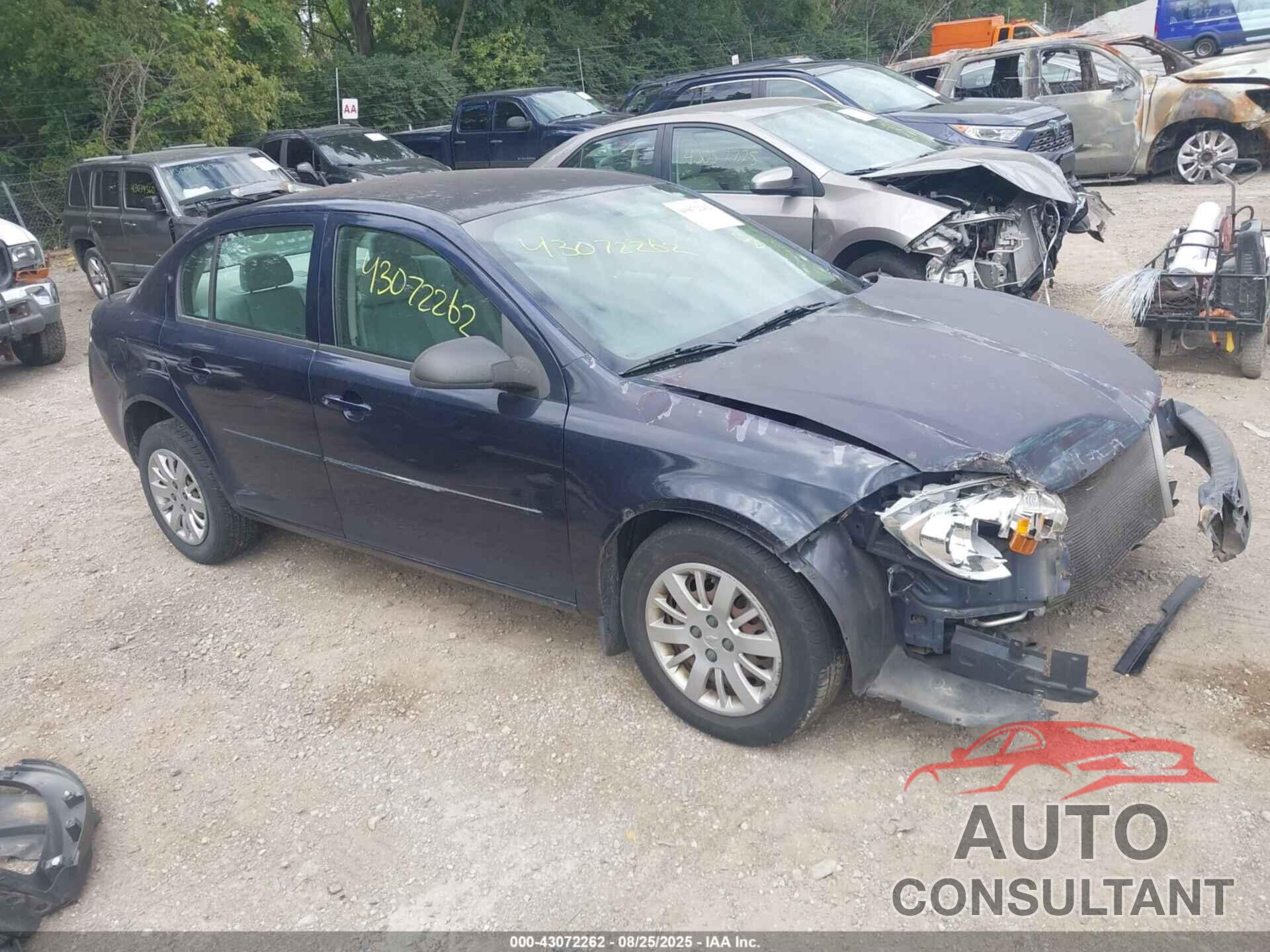 CHEVROLET COBALT 2009 - 1G1AS58H297221599