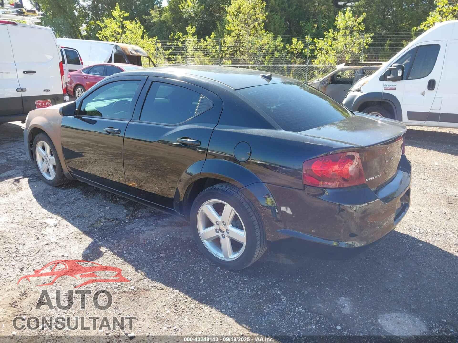 DODGE AVENGER 2013 - 1C3CDZAB2DN625065