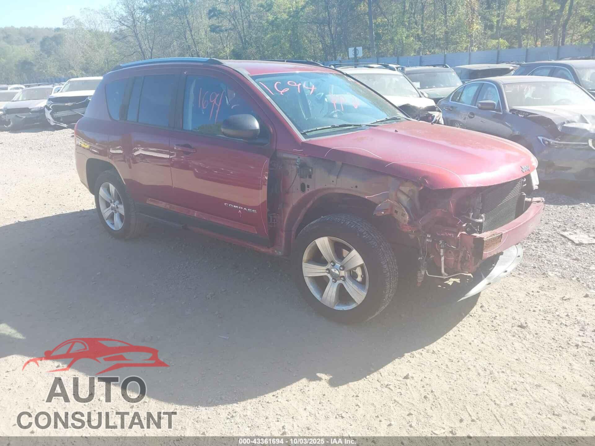 JEEP COMPASS 2012 - 1C4NJDEB7CD705850