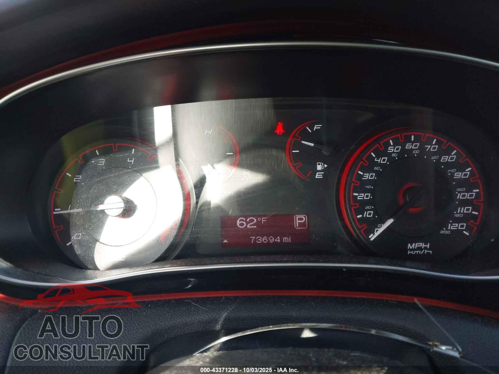 DODGE DART 2015 - 1C3CDFBB7FD405166