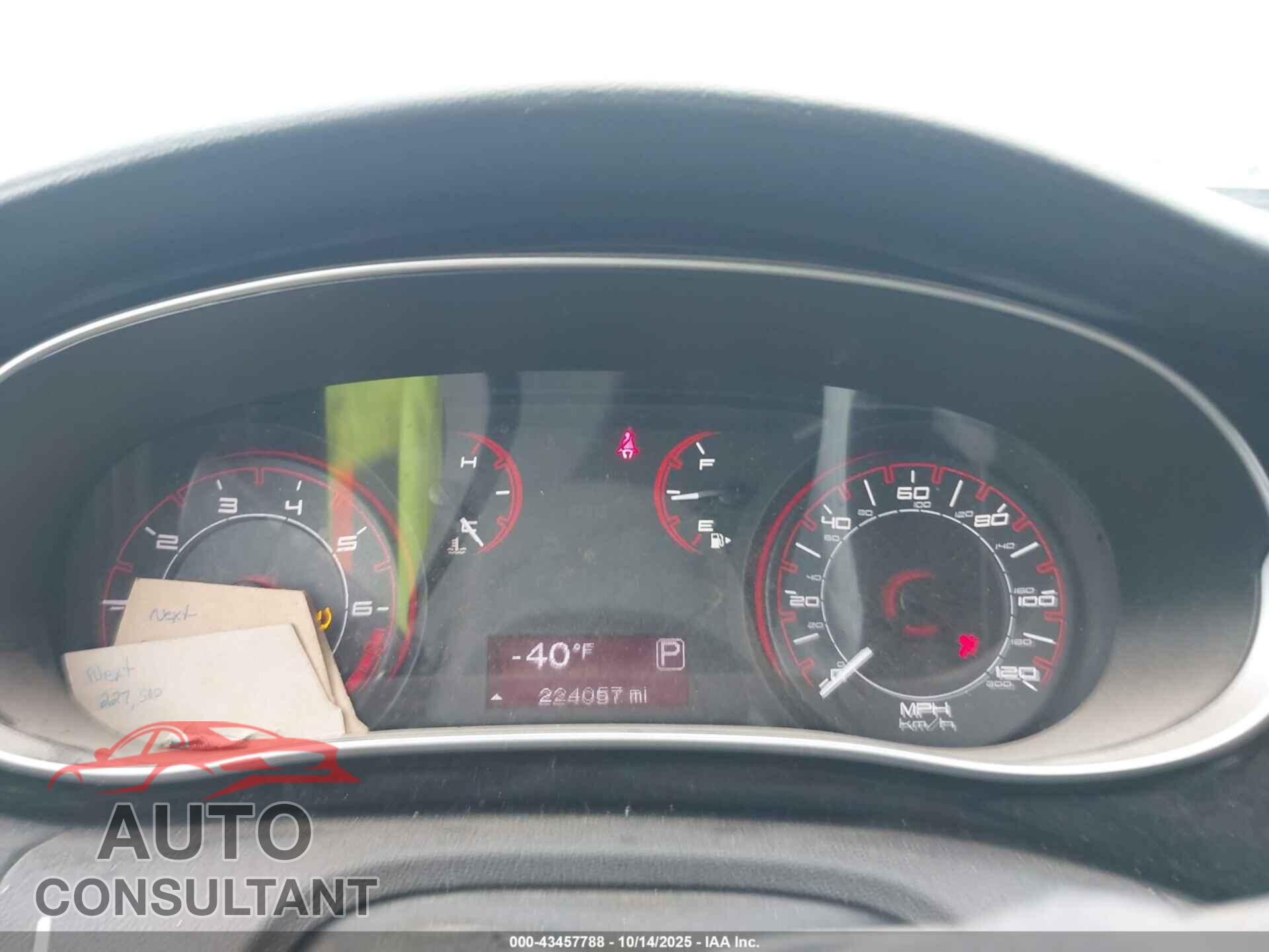 DODGE DART 2013 - 1C3CDFBA3DD288643