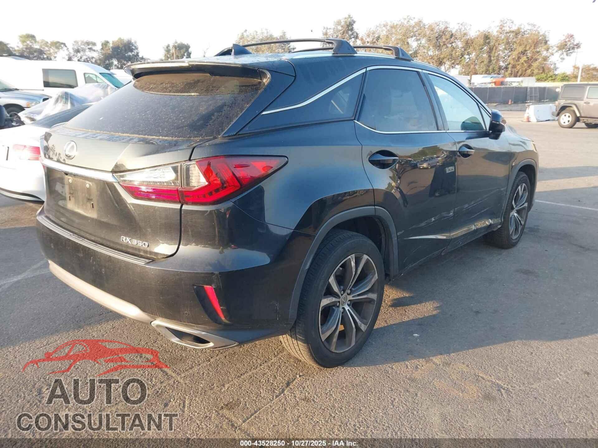LEXUS RX 350 2017 - 2T2ZZMCA9HC059960