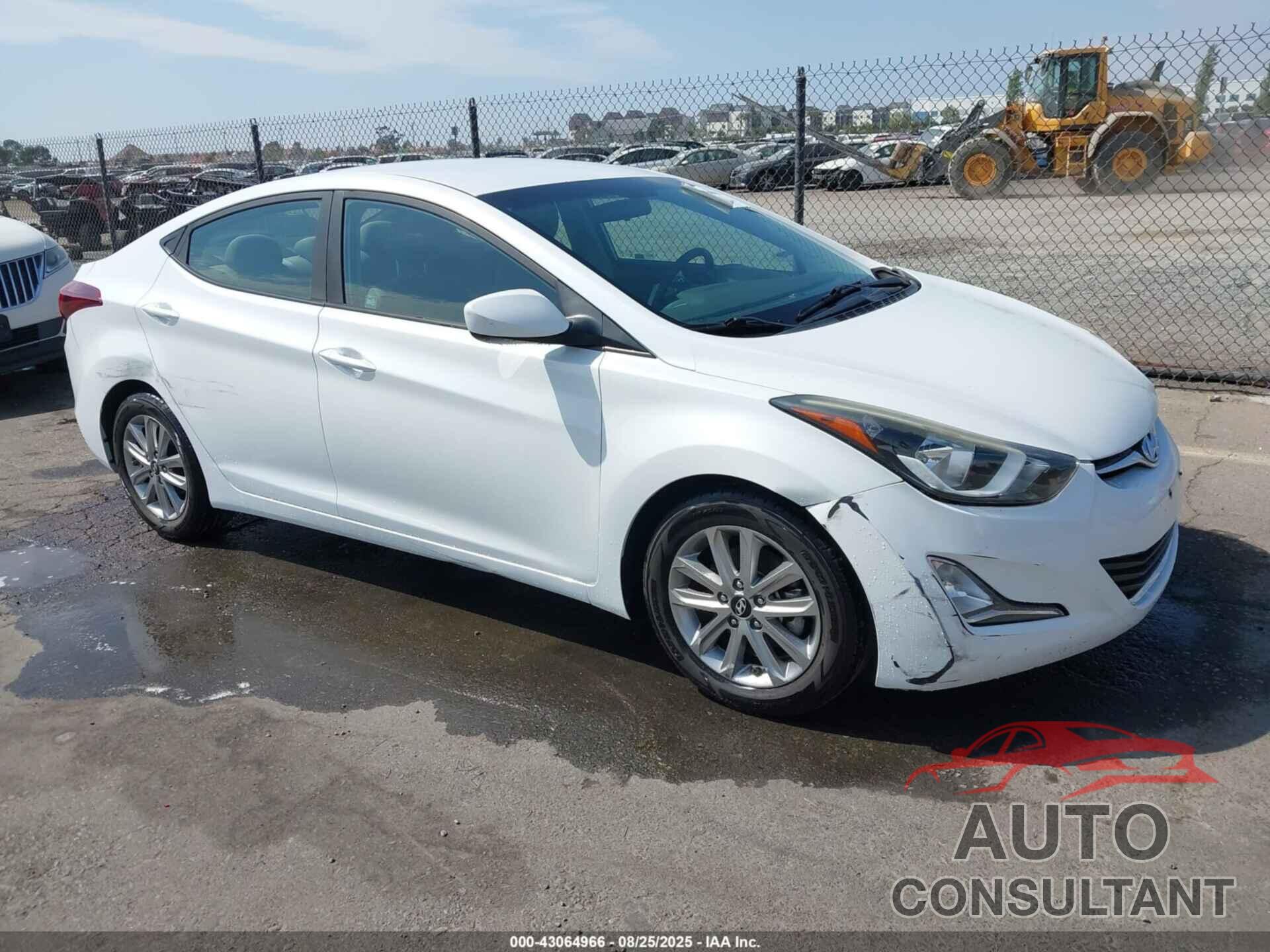 HYUNDAI ELANTRA 2016 - 5NPDH4AE3GH772226