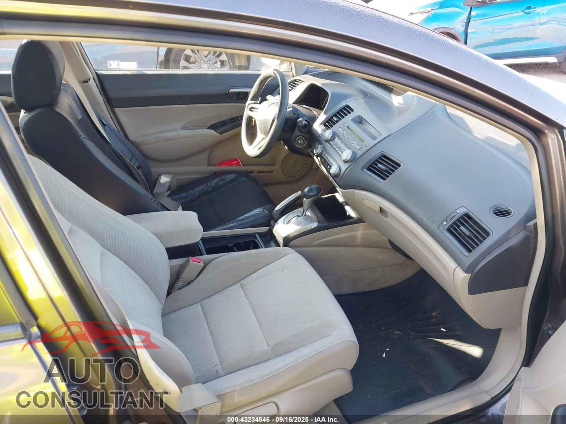 HONDA CIVIC 2010 - 19XFA1F5XAE082957