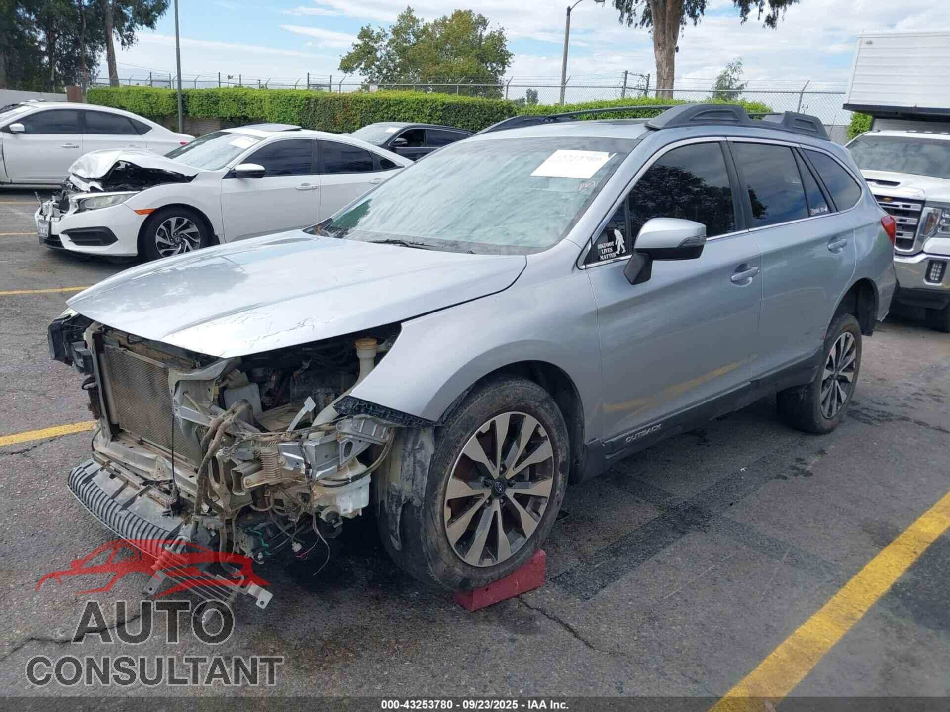 SUBARU OUTBACK 2016 - 4S4BSBLC0G3256132