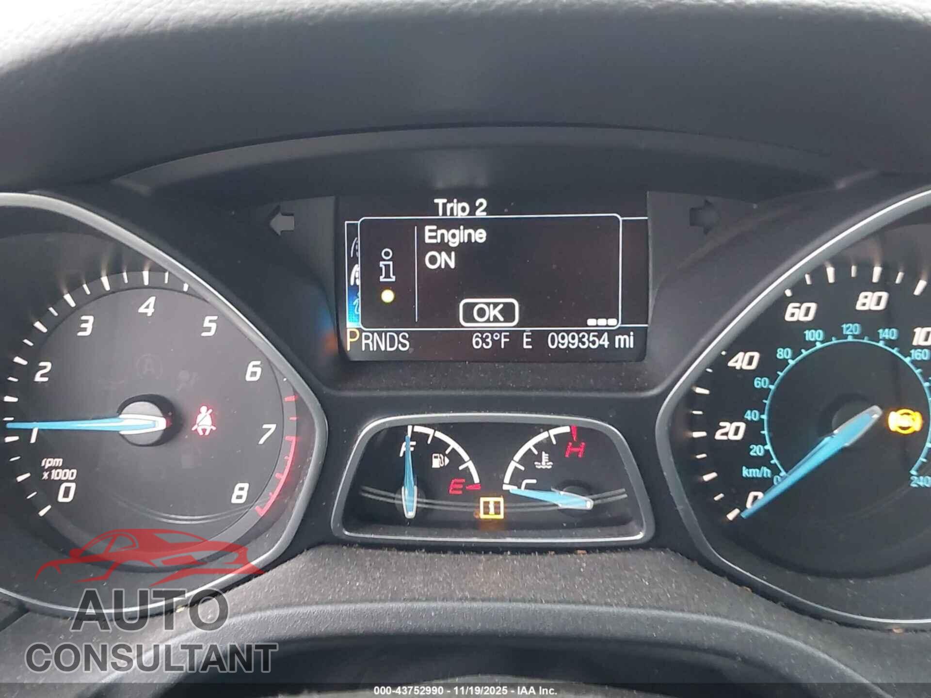 FORD FOCUS 2013 - 1FADP3F20DL290614