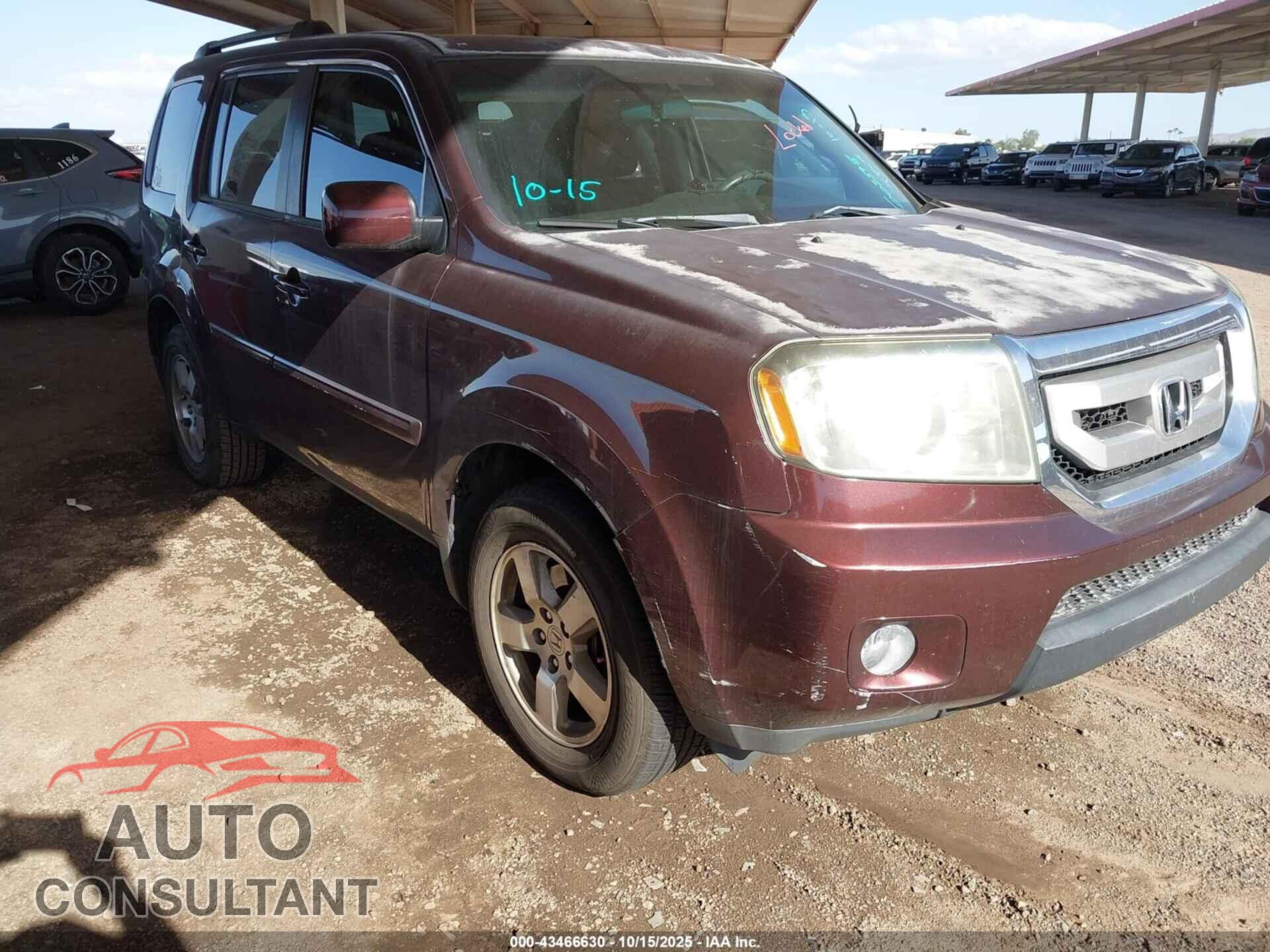 HONDA PILOT 2011 - 5FNYF4H4XBB005548