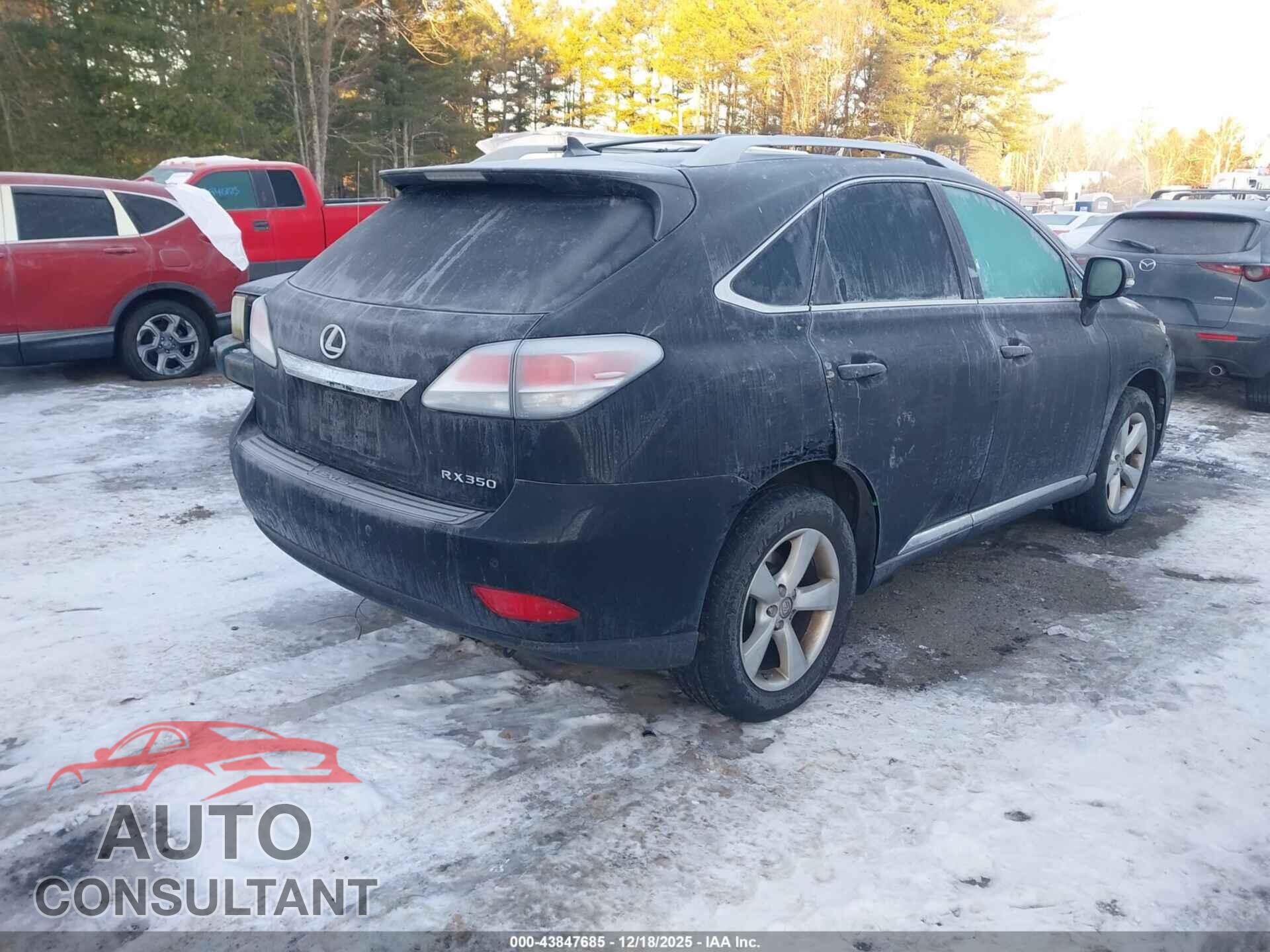 LEXUS RX 350 2013 - 2T2BK1BA4DC201440
