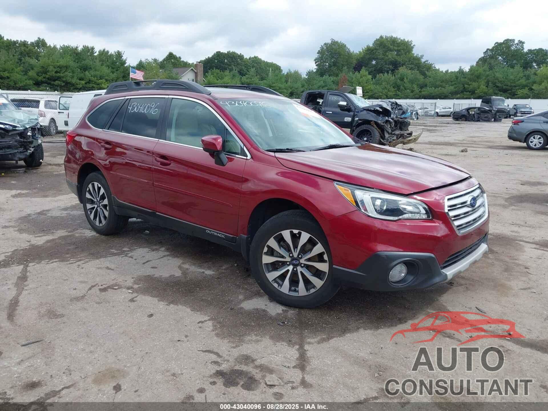 SUBARU OUTBACK 2017 - 4S4BSANC4H3237530