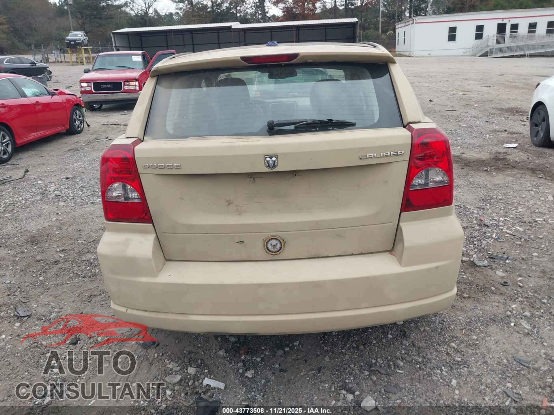 DODGE CALIBER 2012 - 1C3CDWBA9CD511380