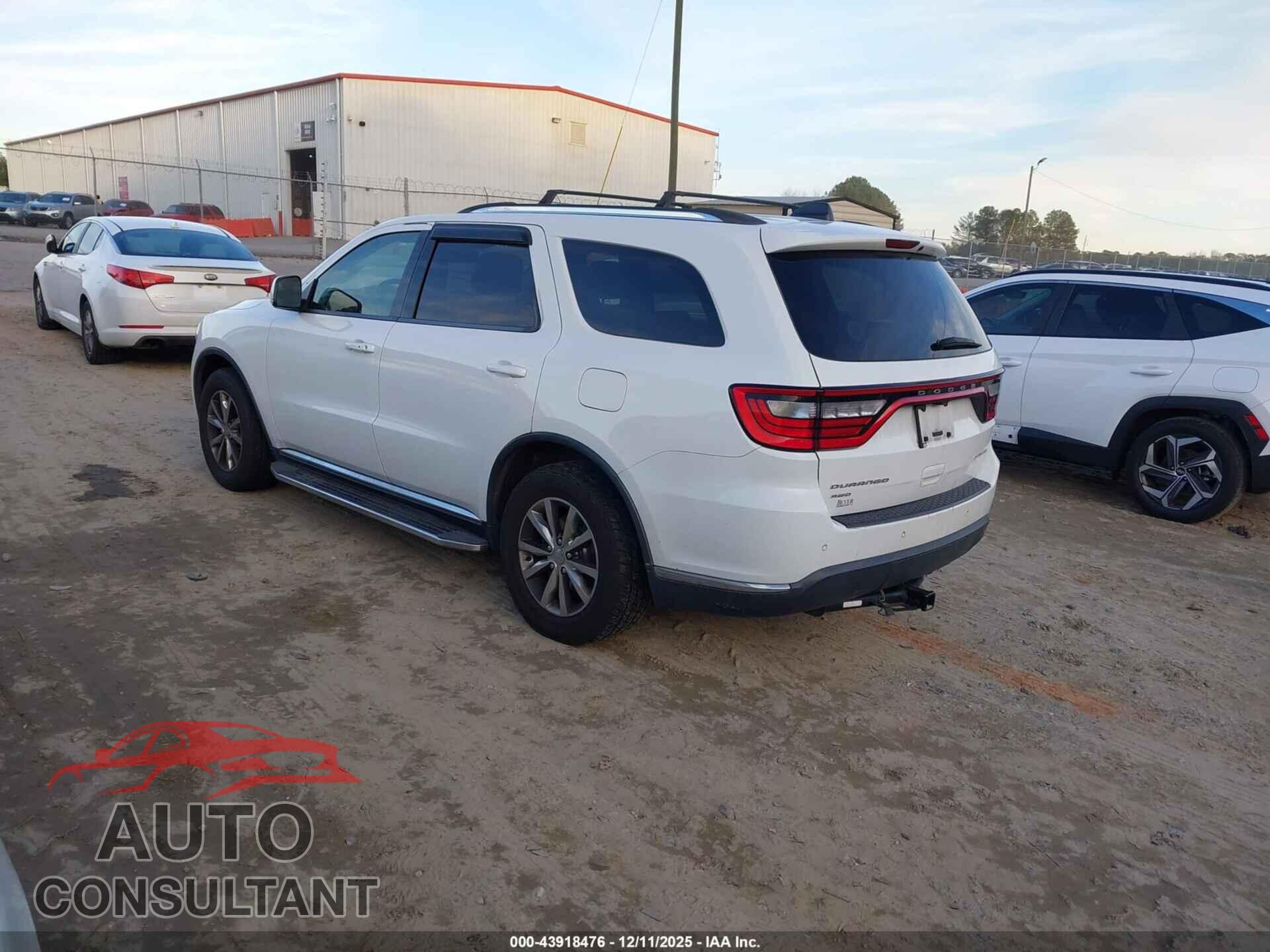 DODGE DURANGO 2016 - 1C4RDJDG3GC484375