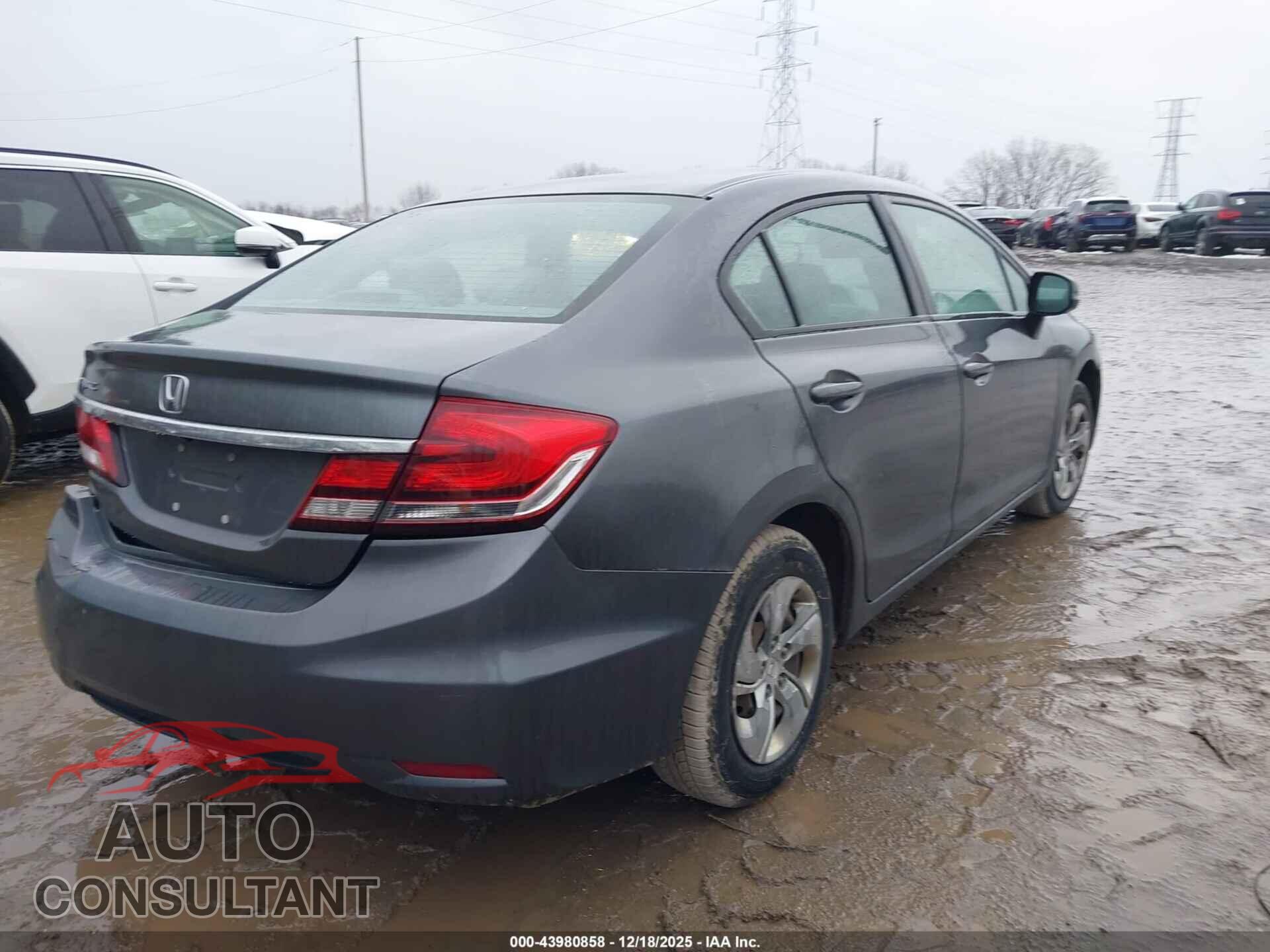 HONDA CIVIC 2013 - 2HGFB2F52DH545560