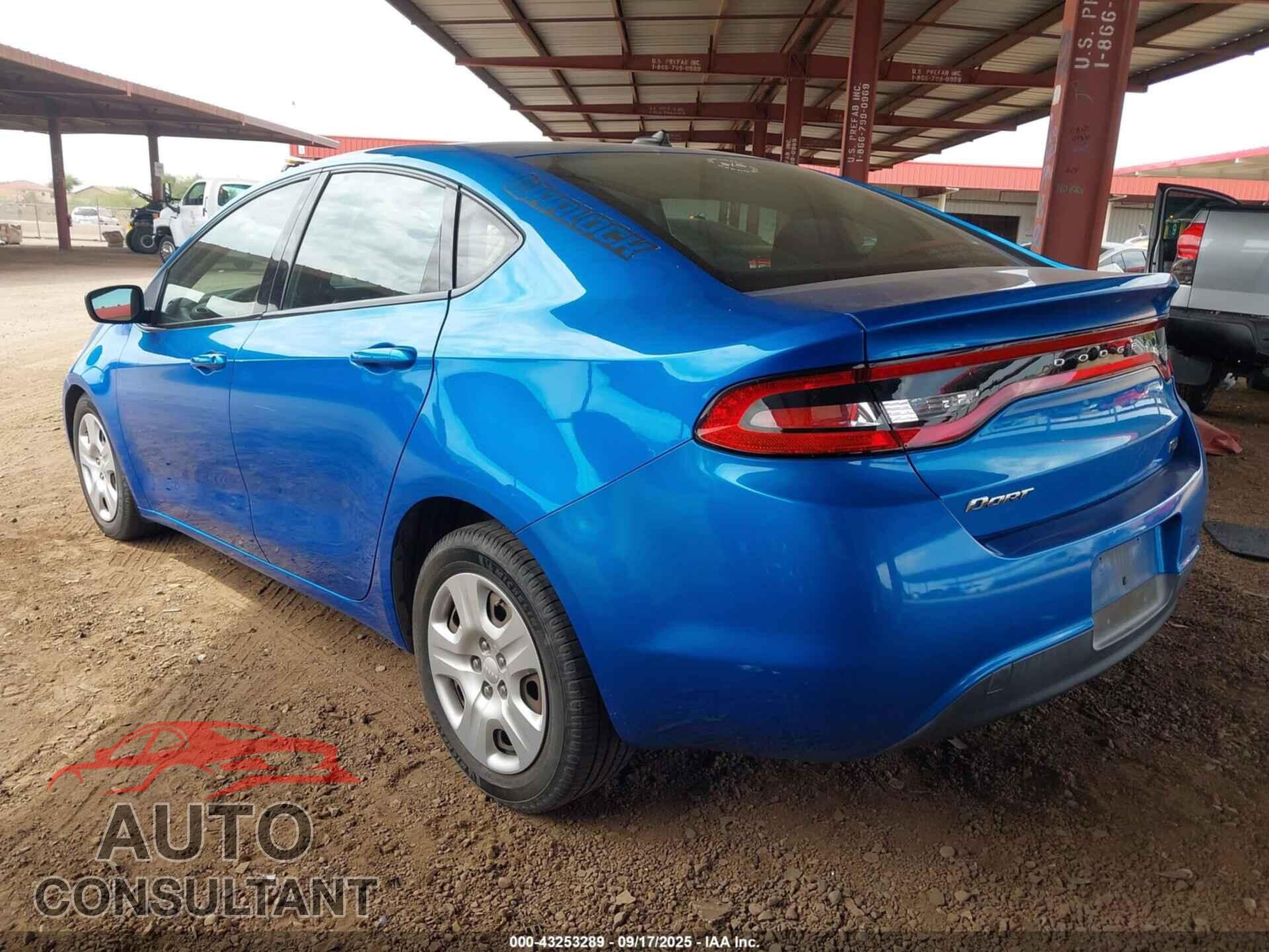 DODGE DART 2015 - 1C3CDFAA2FD390293
