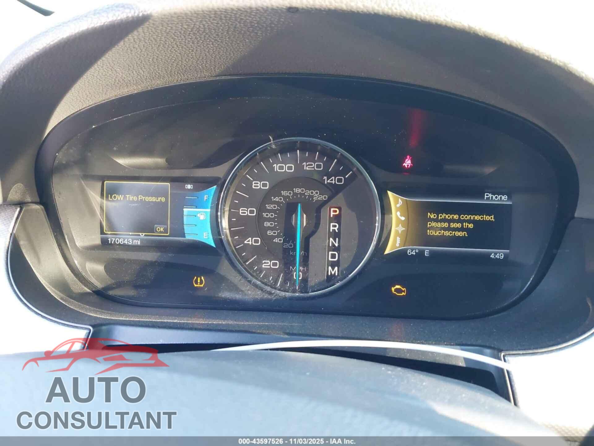 FORD EDGE 2011 - 2FMDK3JC6BBB65408