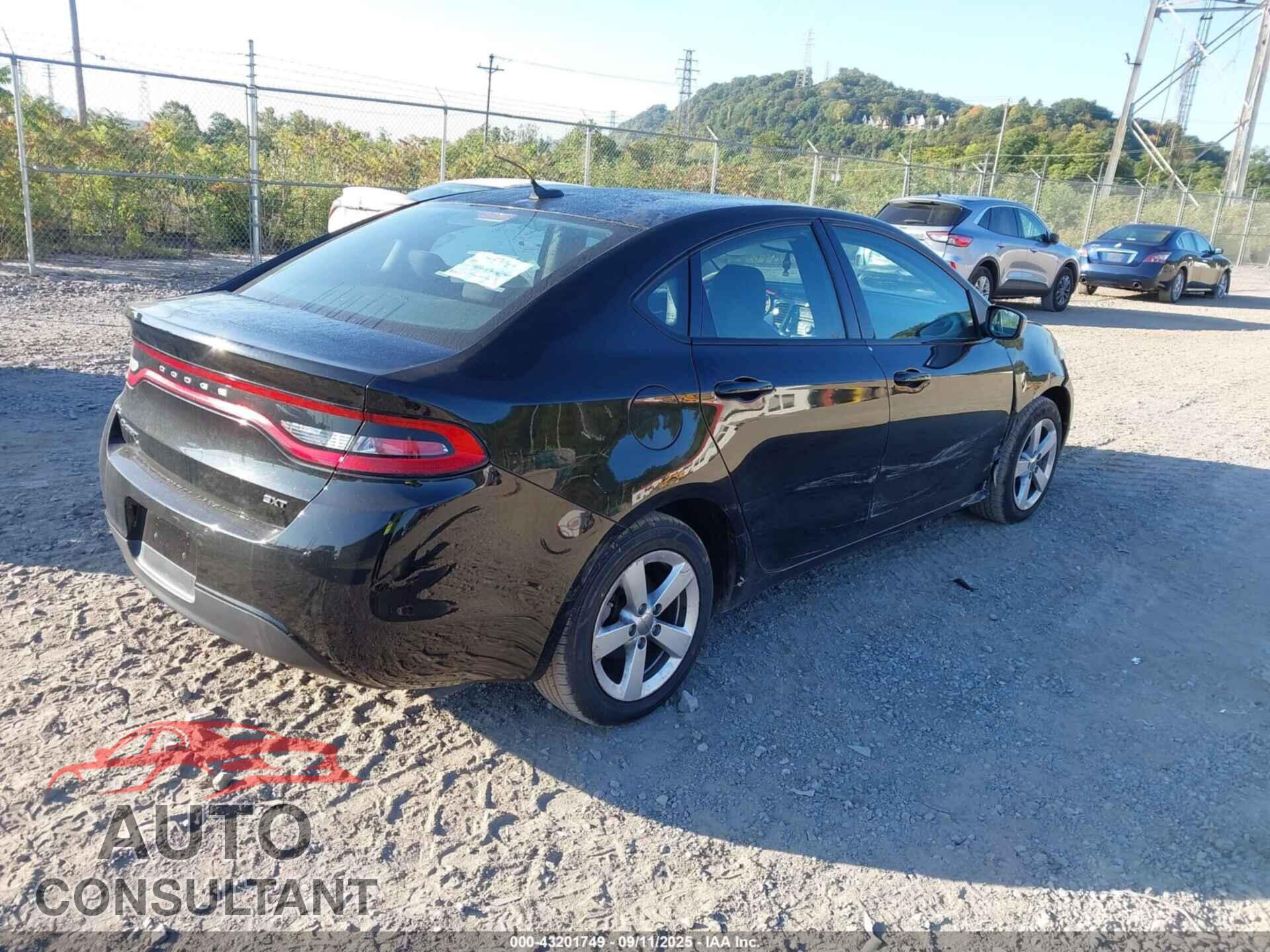 DODGE DART 2015 - 1C3CDFBB6FD251498