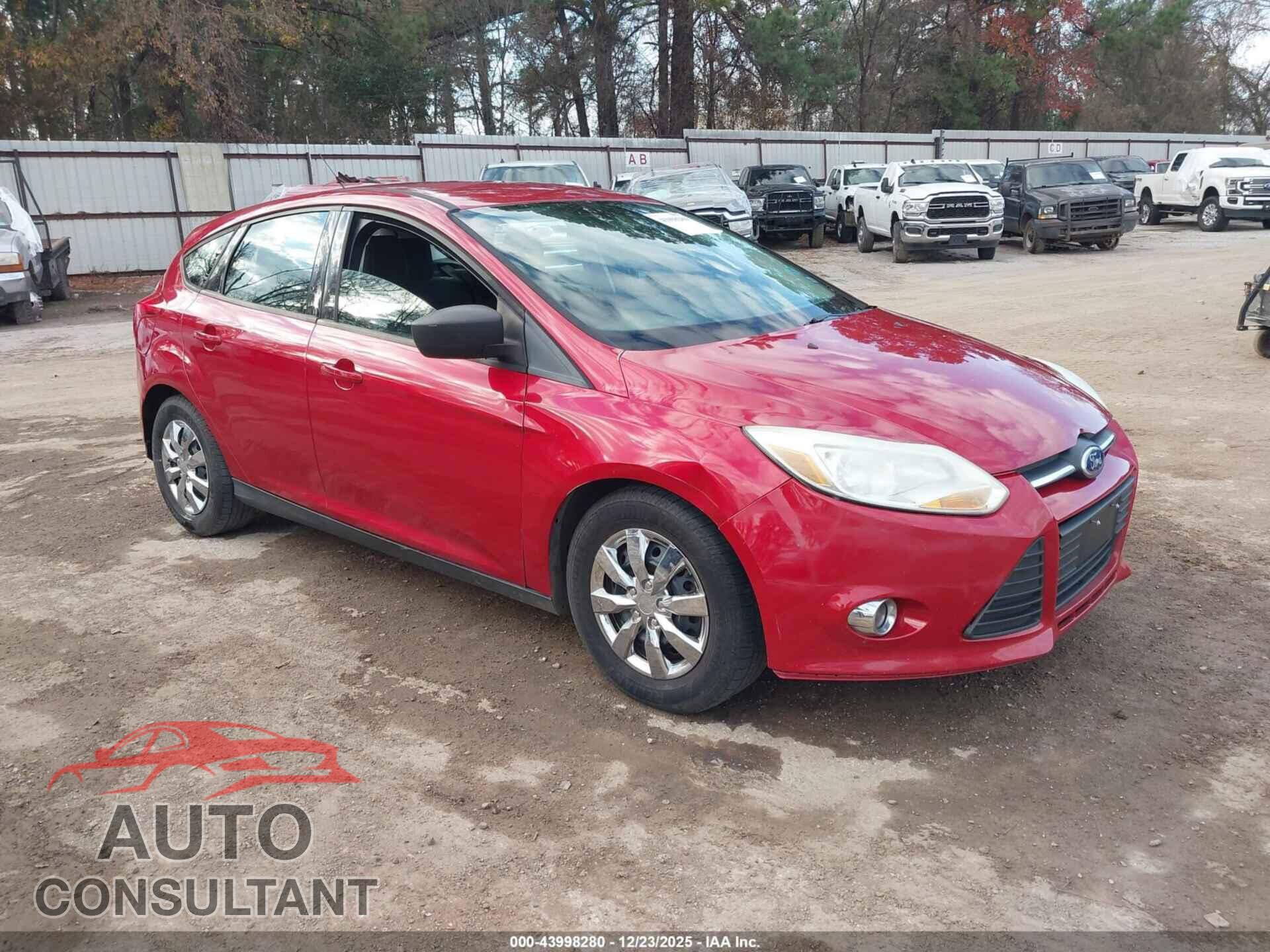 FORD FOCUS 2012 - 1FAHP3K27CL312873