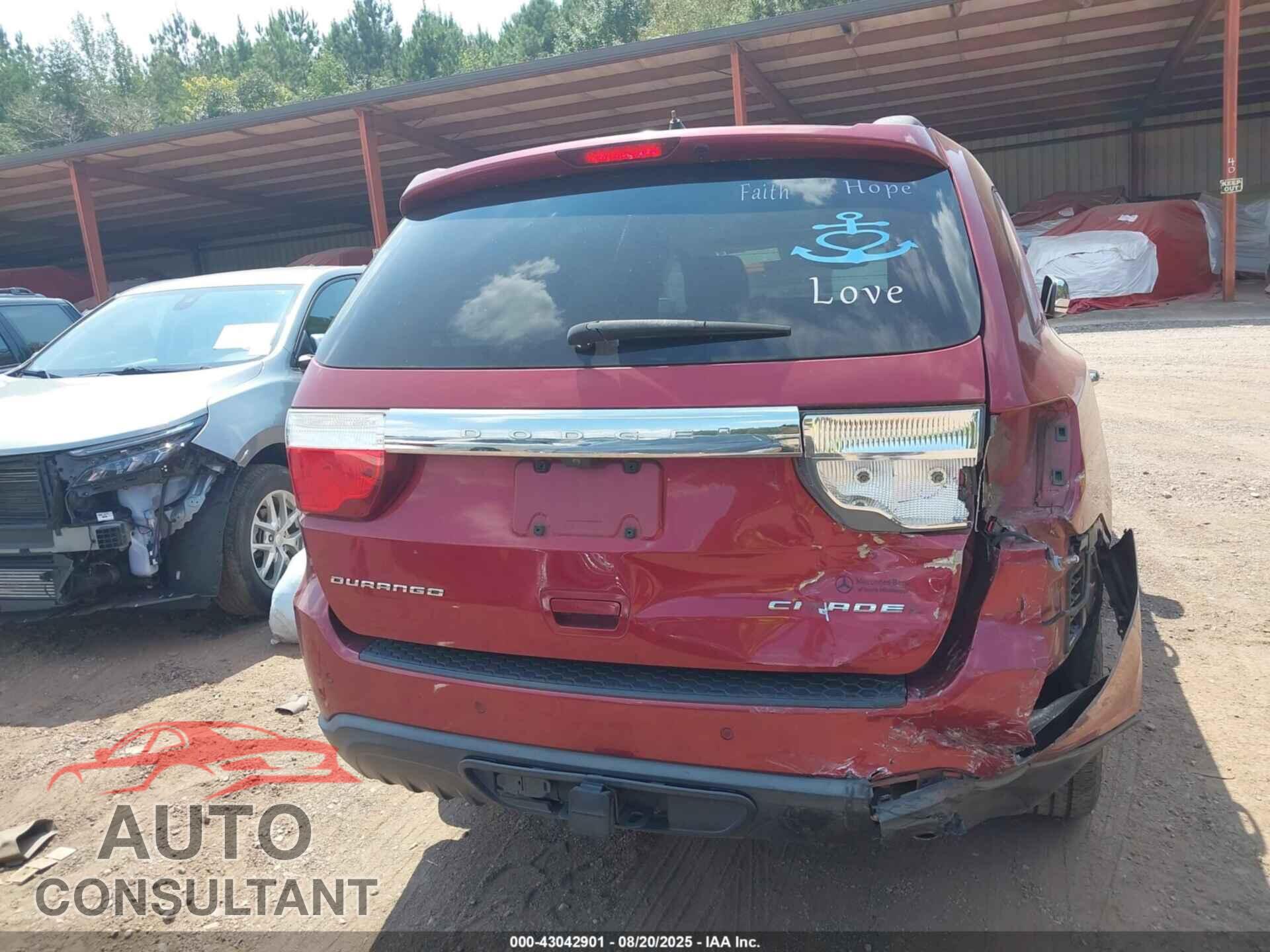 DODGE DURANGO 2013 - 1C4RDHEG3DC687589