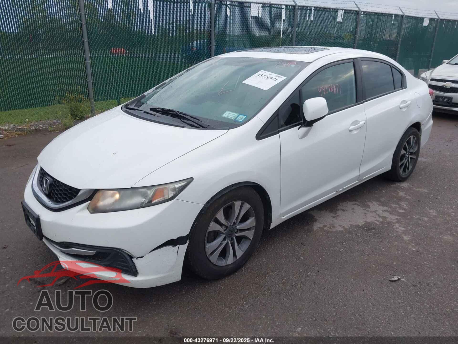 HONDA CIVIC 2013 - 19XFB2F81DE274690