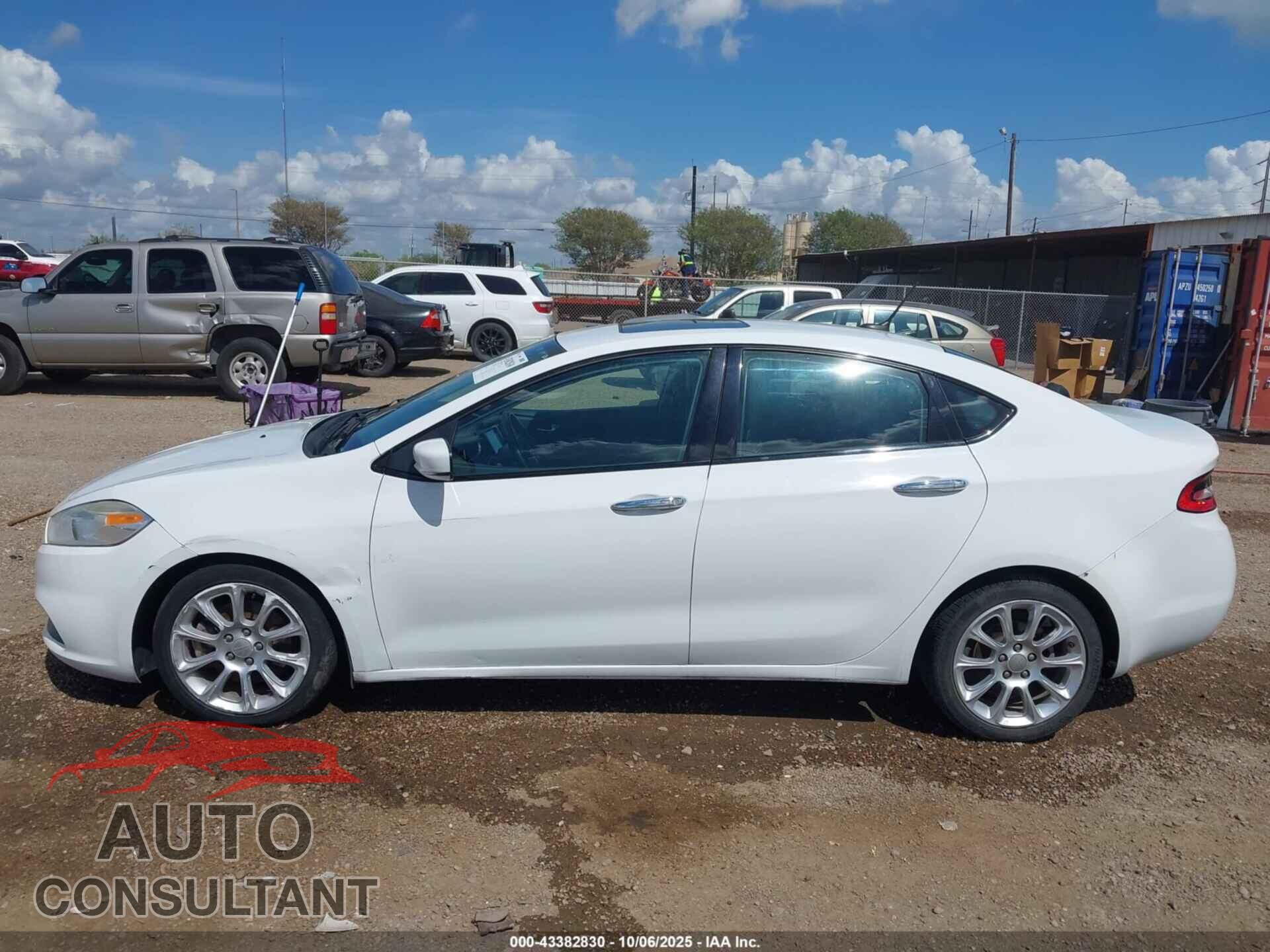 DODGE DART 2014 - 1C3CDFCB4ED819700