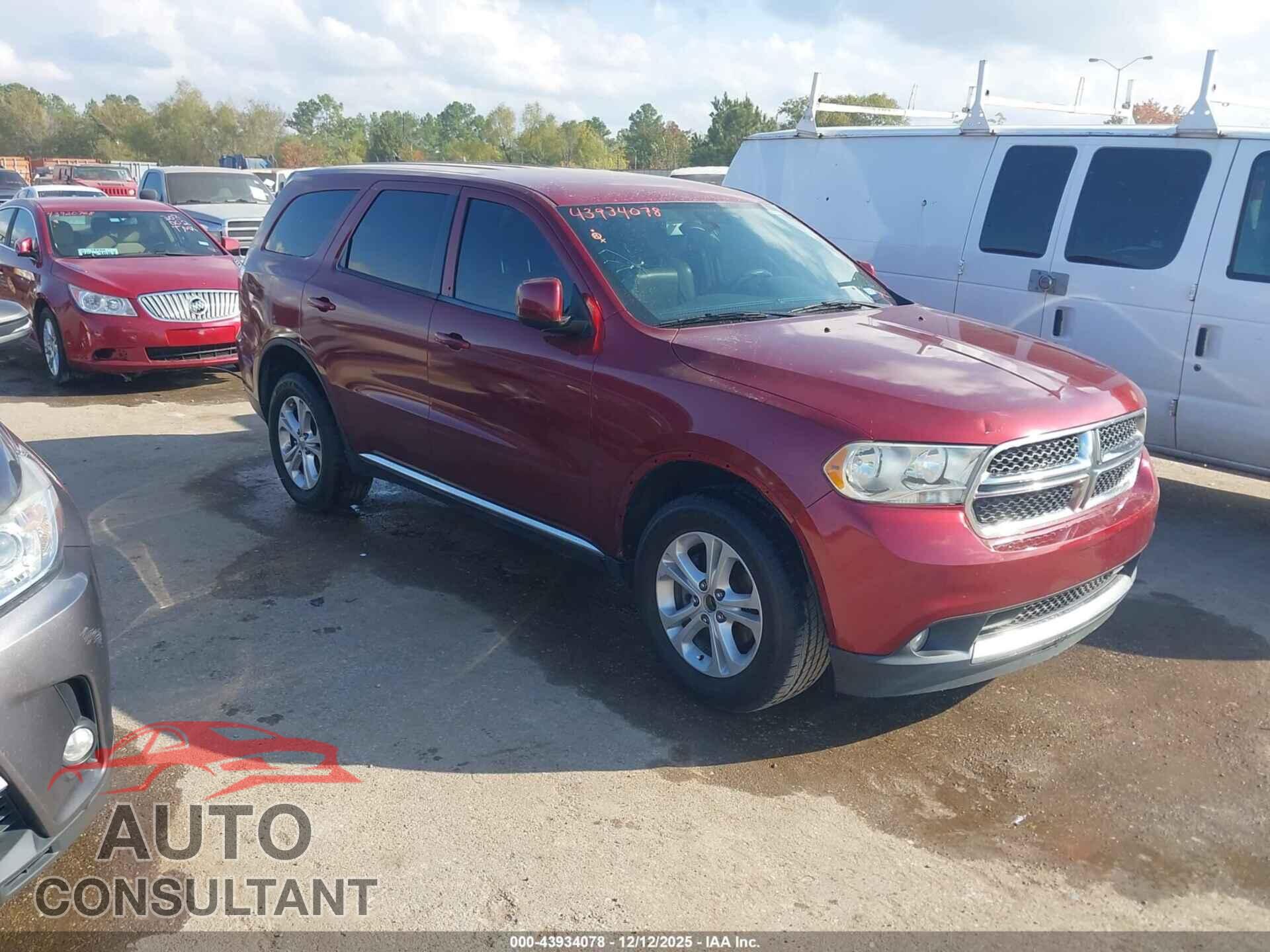 DODGE DURANGO 2013 - 1C4RDHAG0DC661635