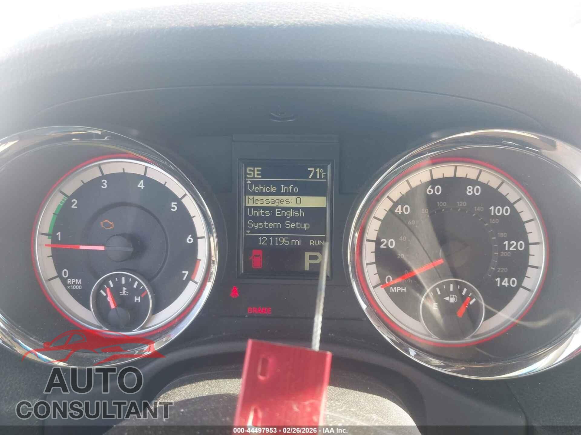 DODGE DURANGO 2013 - 1C4RDJEG2DC668720