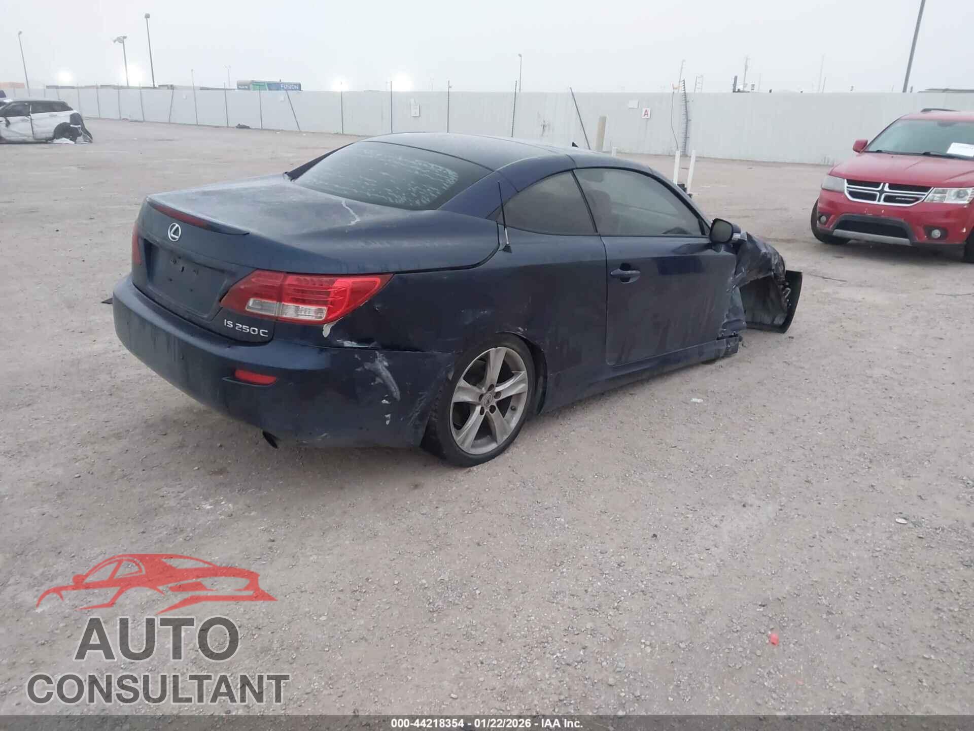 LEXUS IS 250C 2012 - JTHFF2C20C2521924