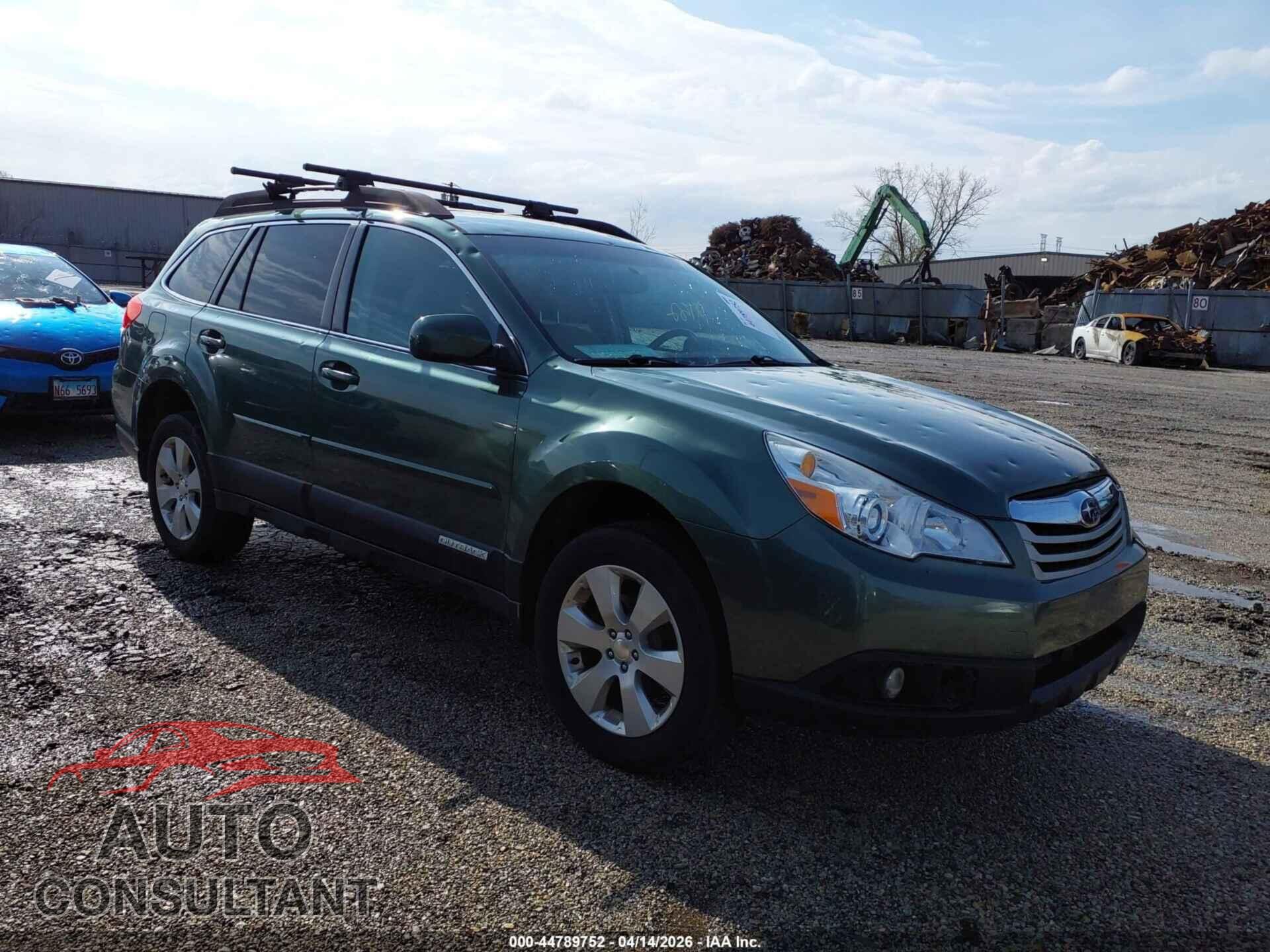 SUBARU OUTBACK 2011 - 4S4BRCCC9B3427227
