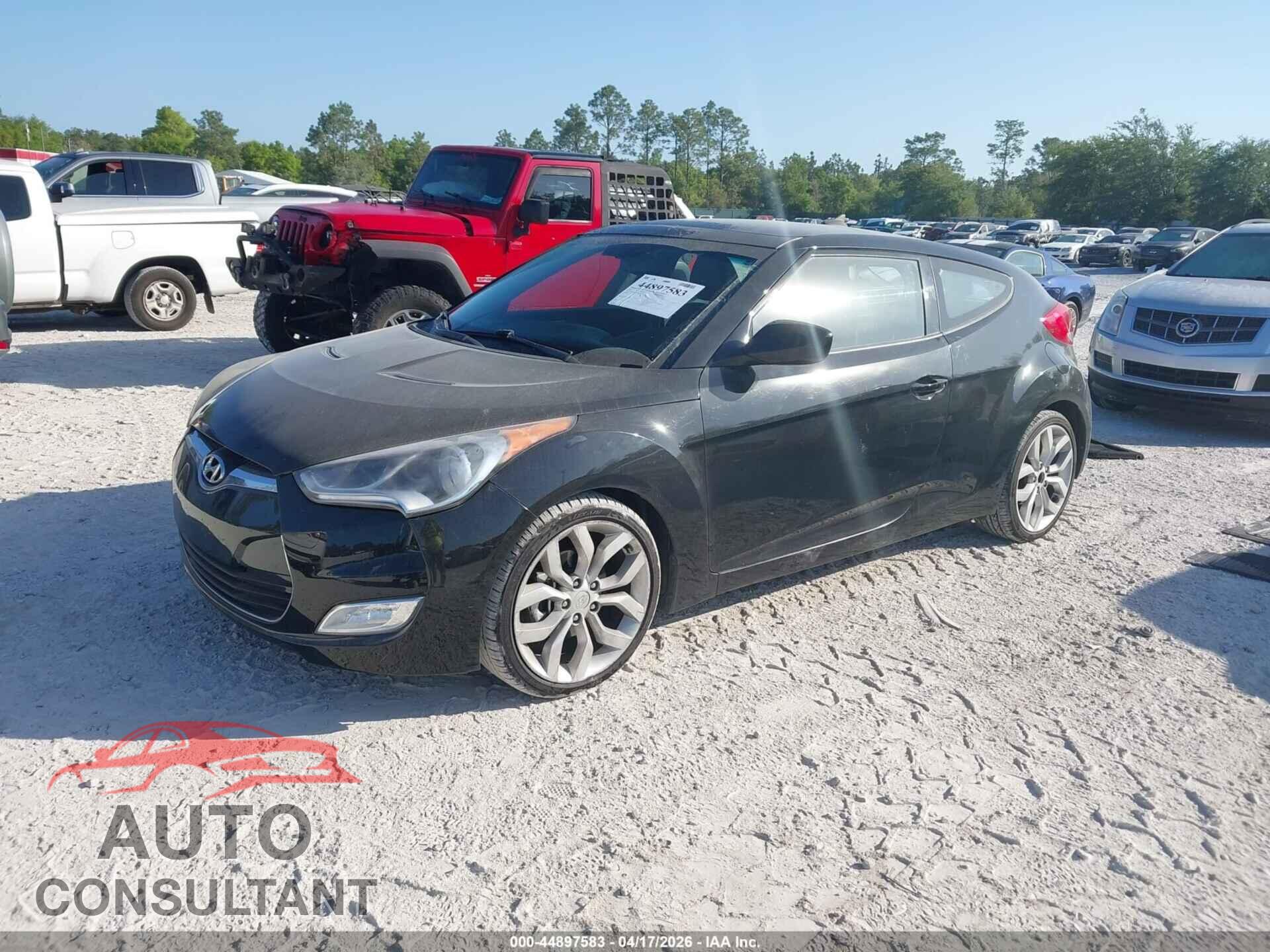 HYUNDAI VELOSTER 2013 - KMHTC6AD4DU106955
