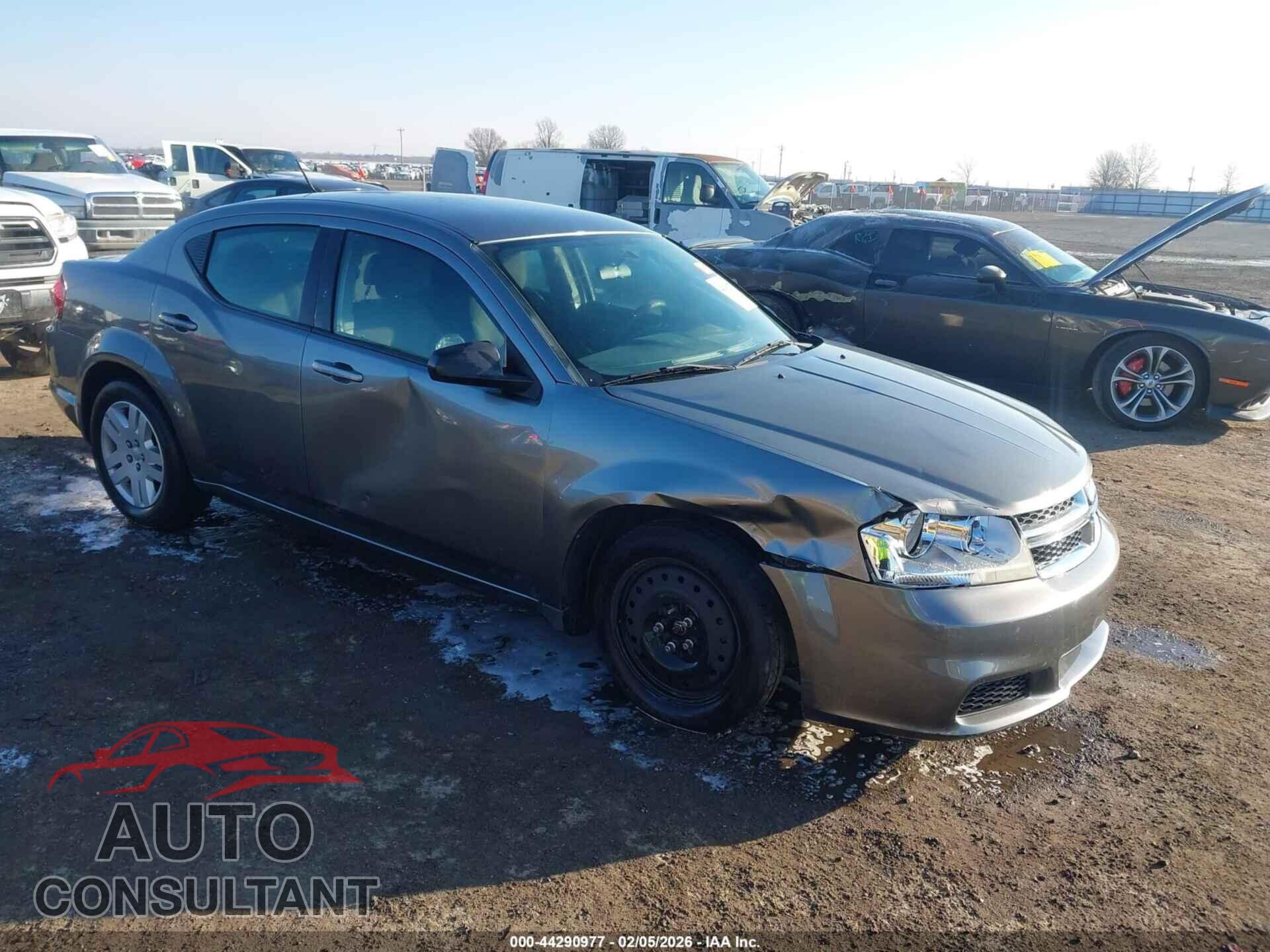 DODGE AVENGER 2013 - 1C3CDZAG4DN757532