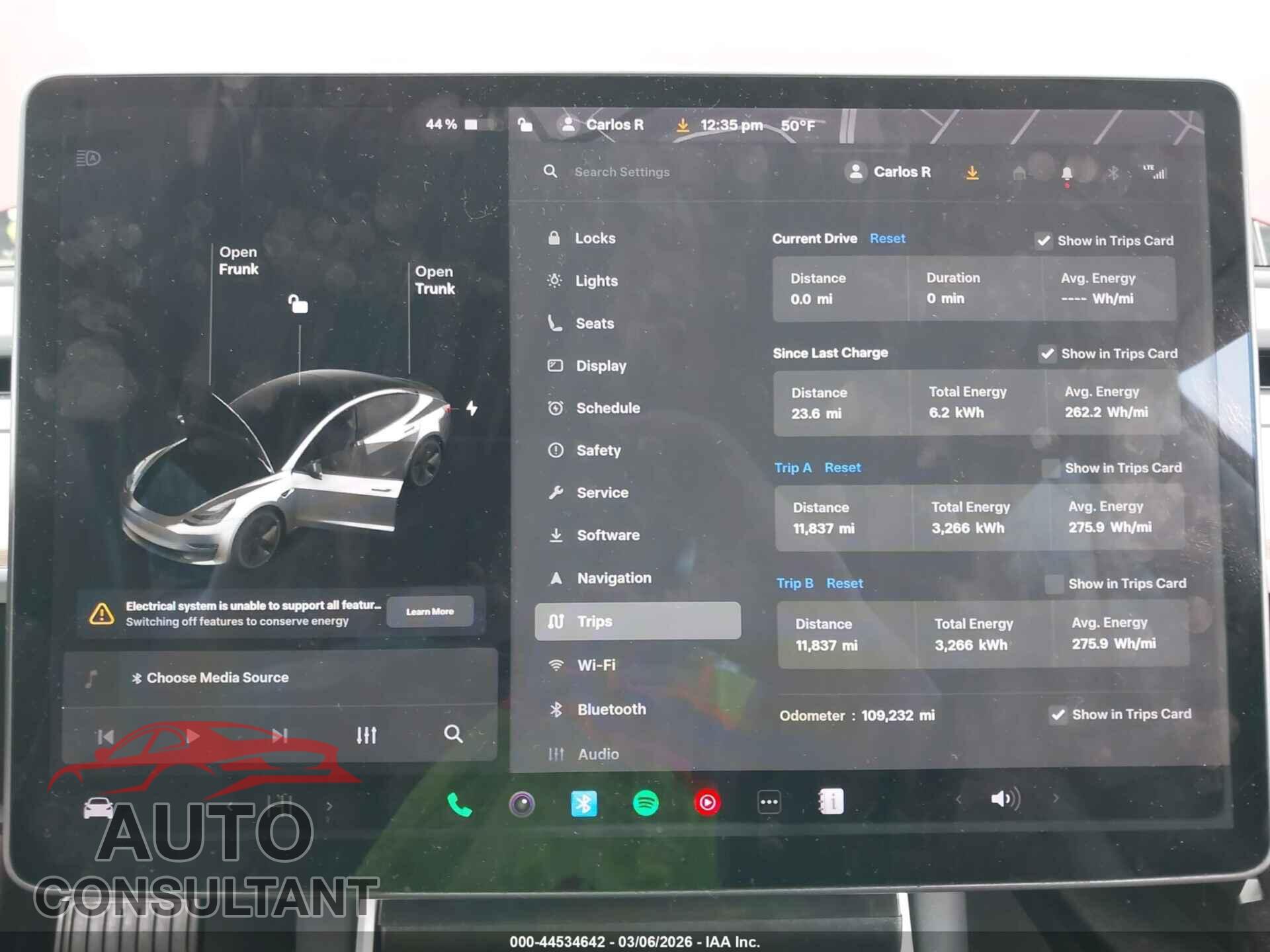 TESLA MODEL 3 2018 - 5YJ3E1EB8JF114622