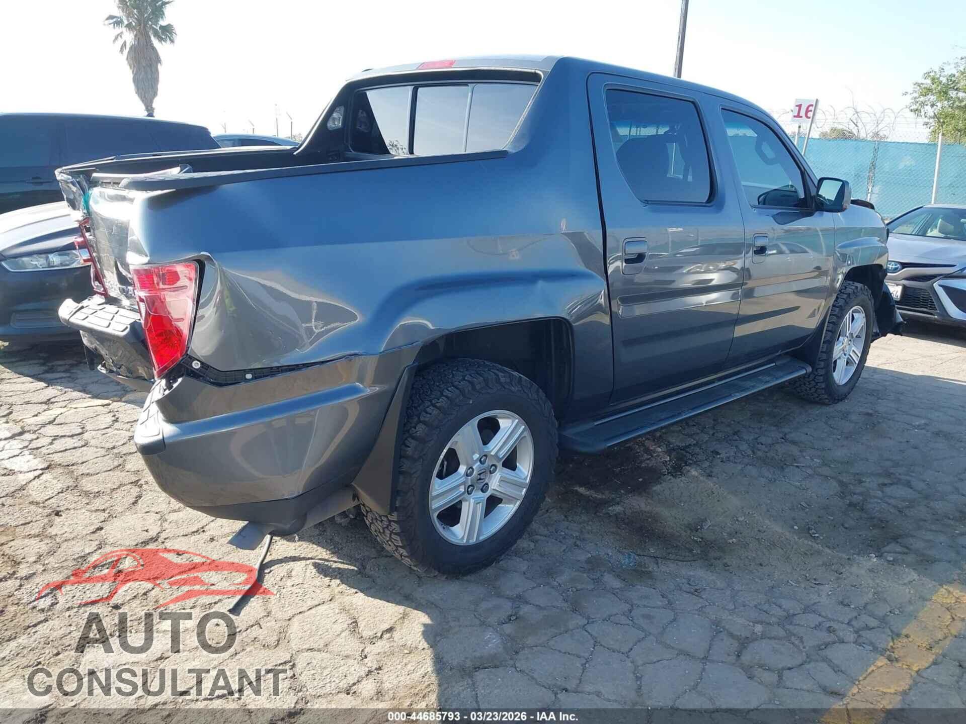 HONDA RIDGELINE 2011 - 5FPYK1F56BB451693