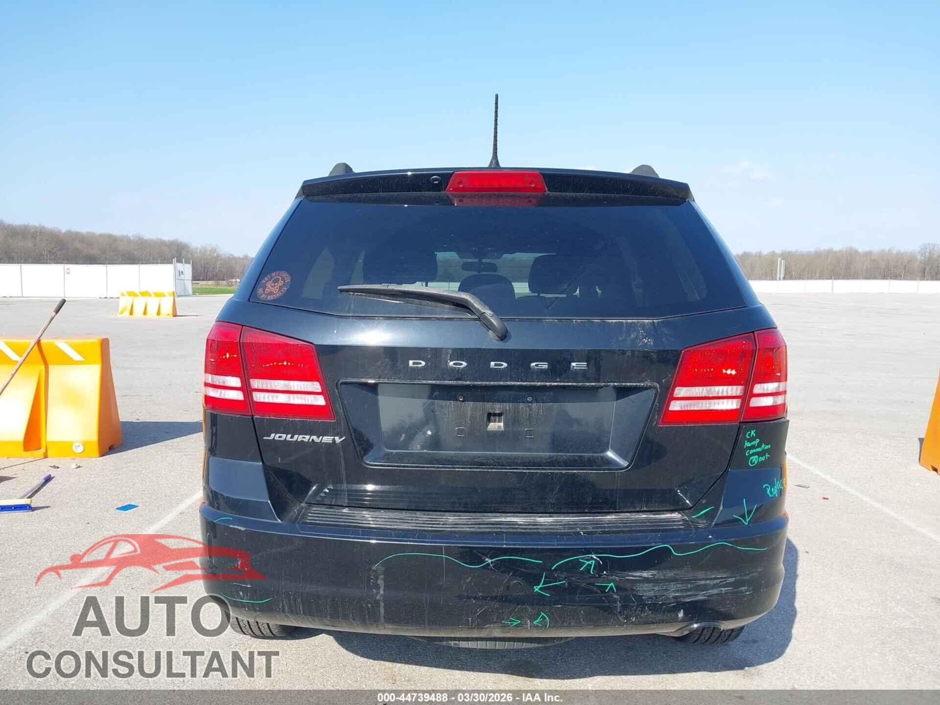 DODGE JOURNEY 2017 - 3C4PDCAB5HT691352