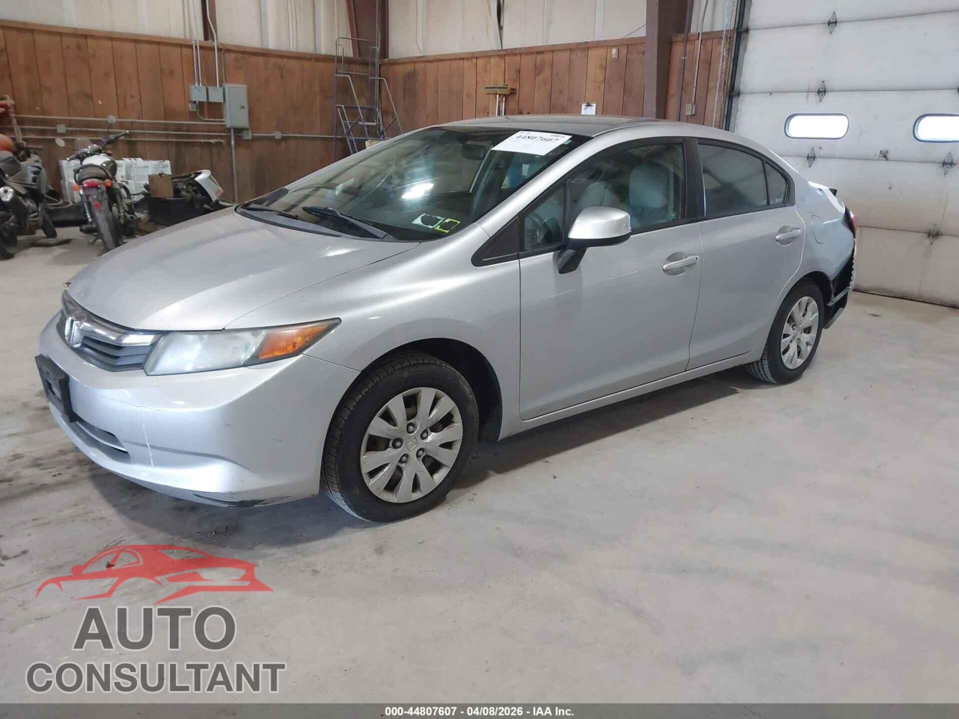 HONDA CIVIC 2012 - 19XFB2F56CE313018