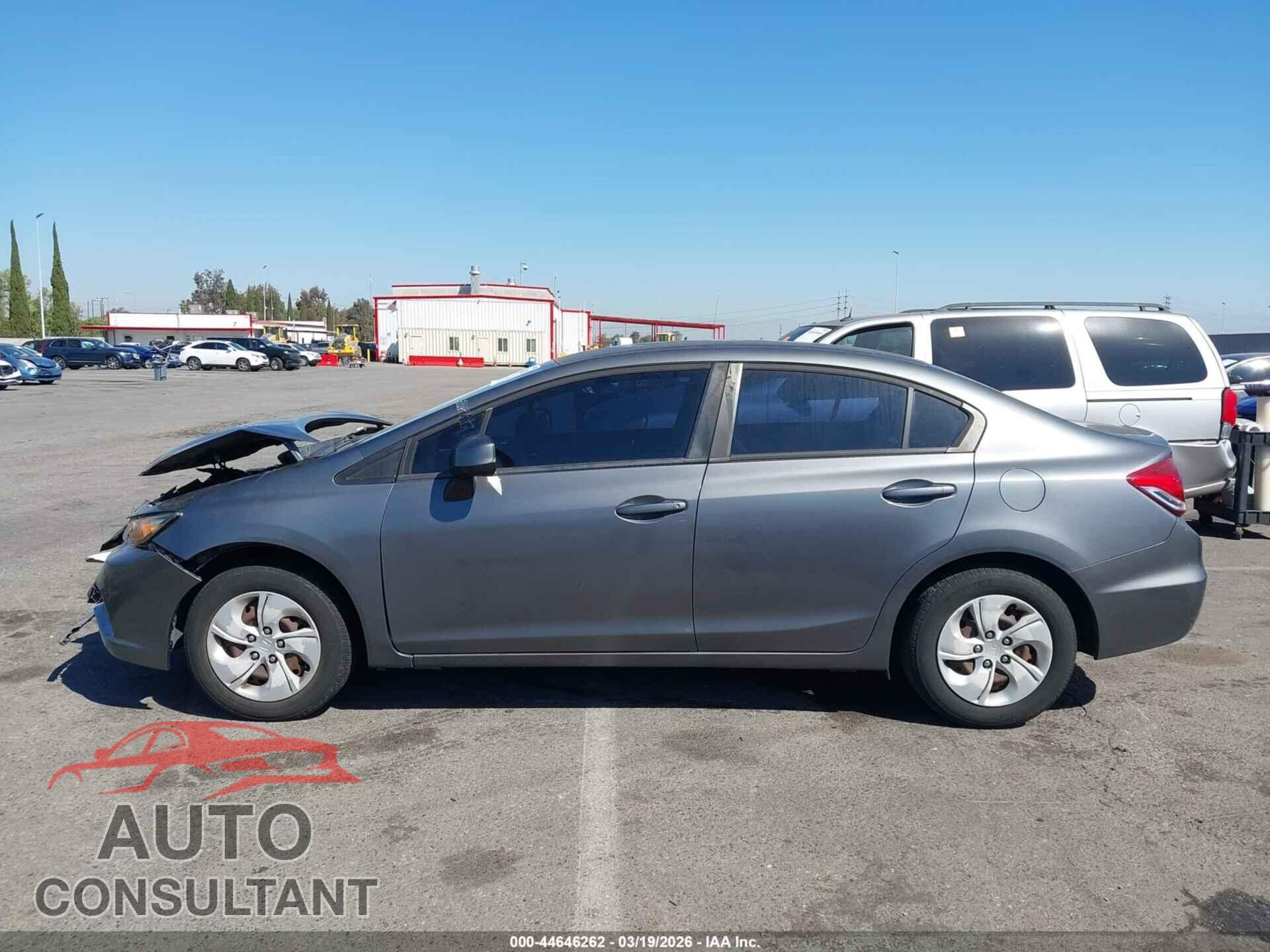 HONDA CIVIC 2013 - 19XFB2F53DE232012
