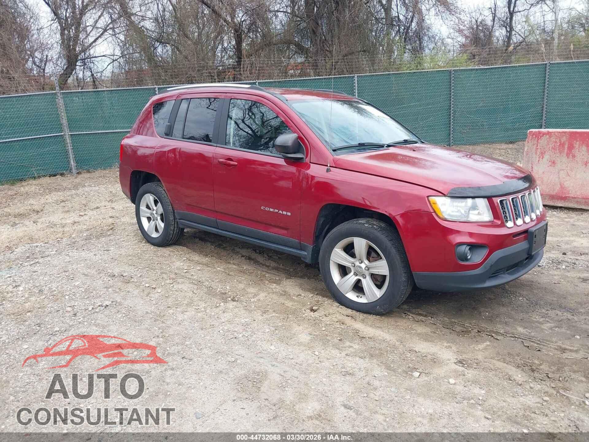JEEP COMPASS 2012 - 1C4NJDEB2CD563584