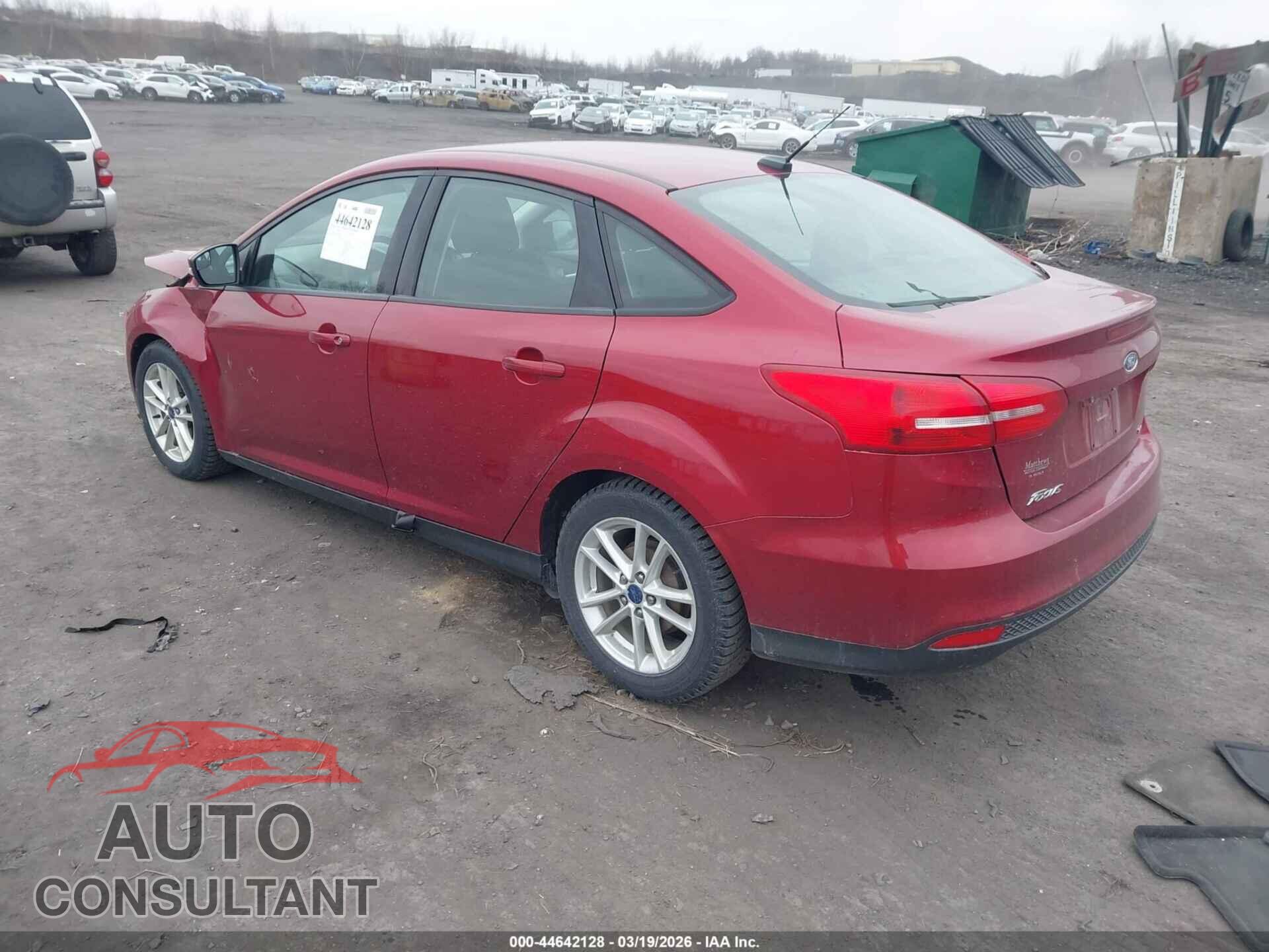 FORD FOCUS 2017 - 1FADP3F24HL240899