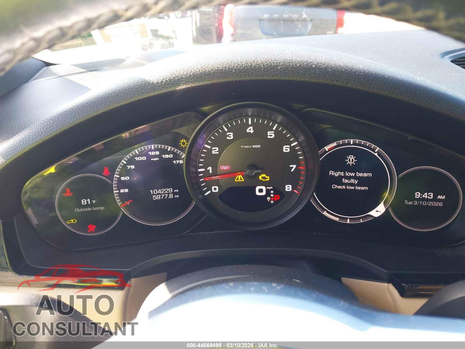 PORSCHE CAYENNE 2019 - WP1AA2AY0KDA06313