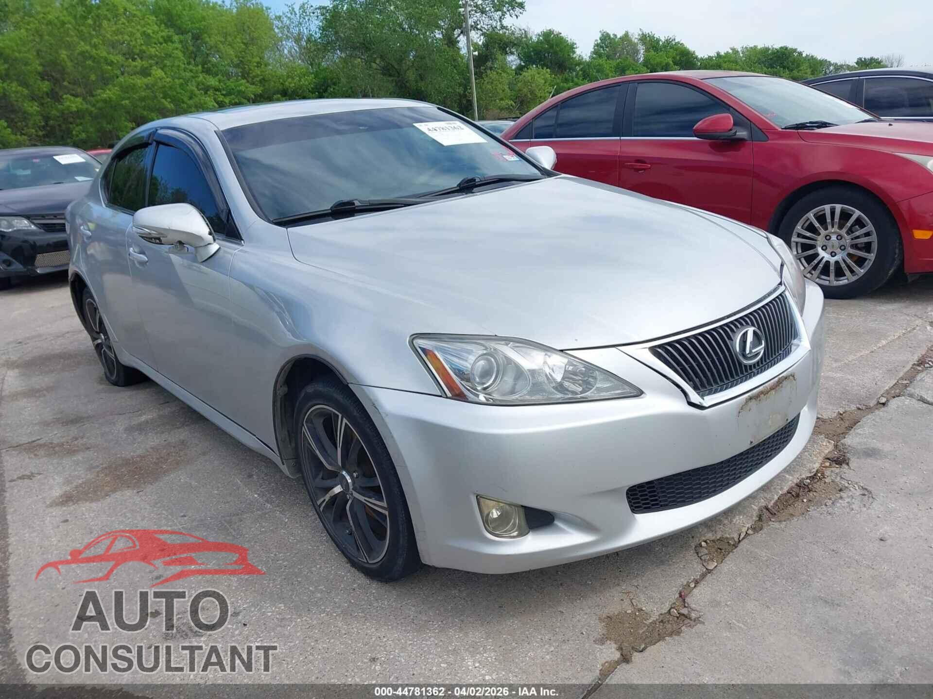 LEXUS IS 250 2010 - JTHCF5C29A5038416