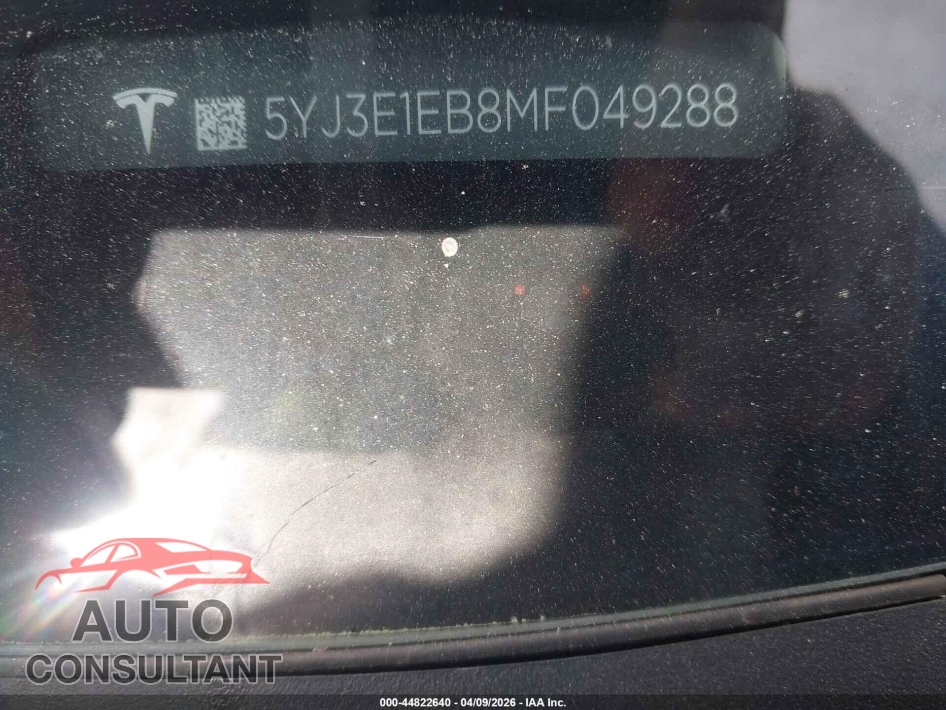 TESLA MODEL 3 2021 - 5YJ3E1EB8MF049288