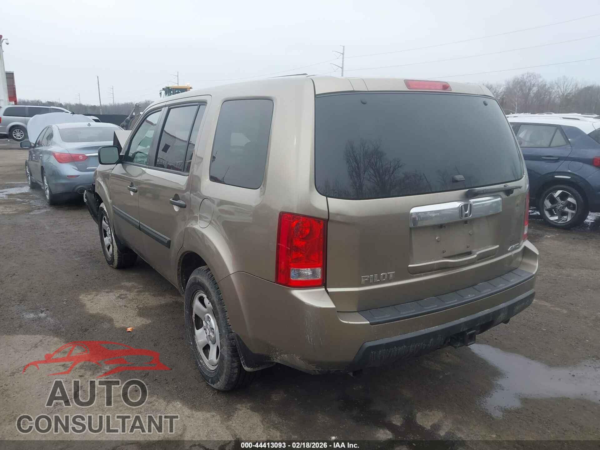 HONDA PILOT 2011 - 5FNYF4H21BB061909