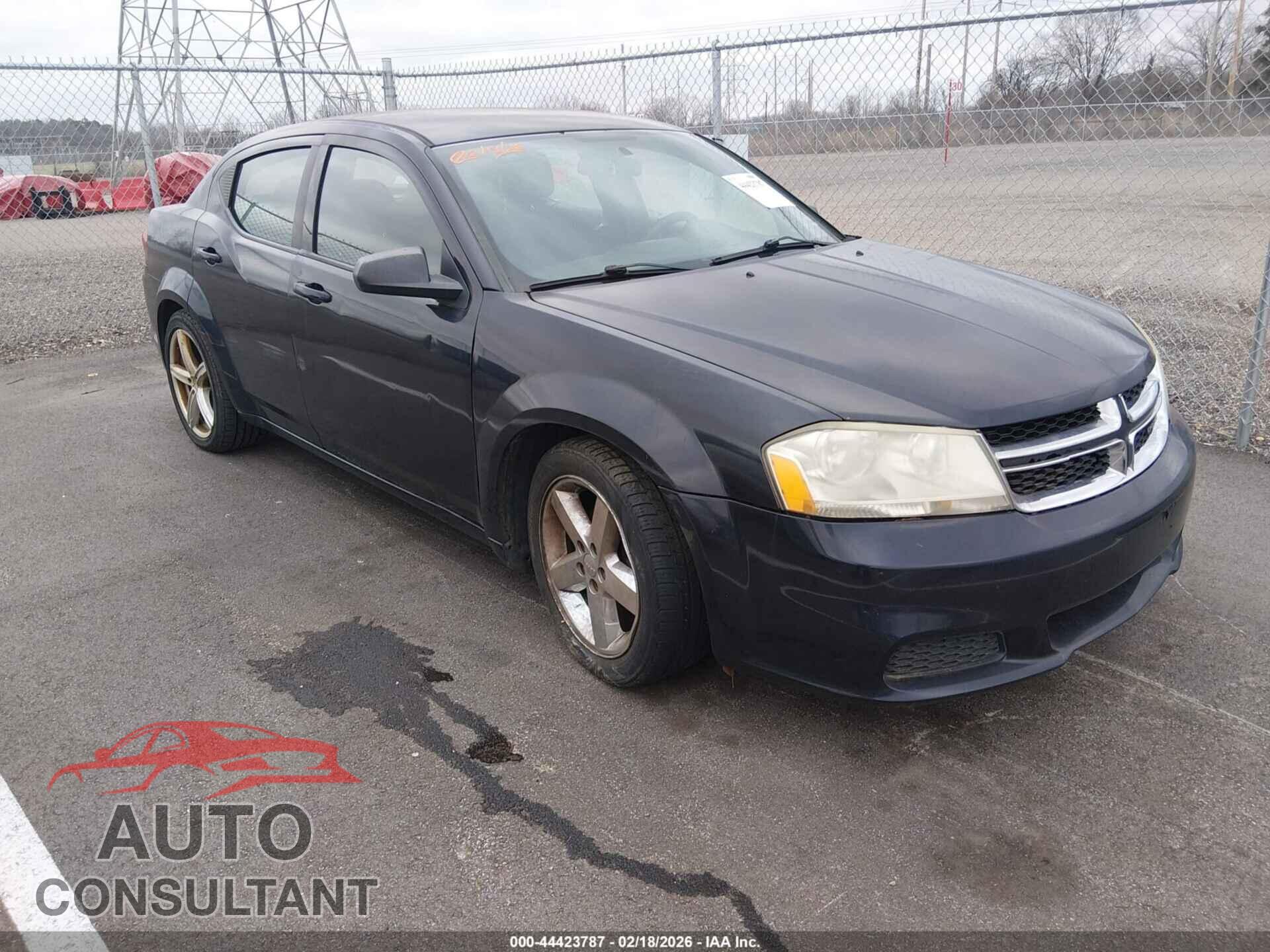 DODGE AVENGER 2013 - 1C3CDZAB6DN610679